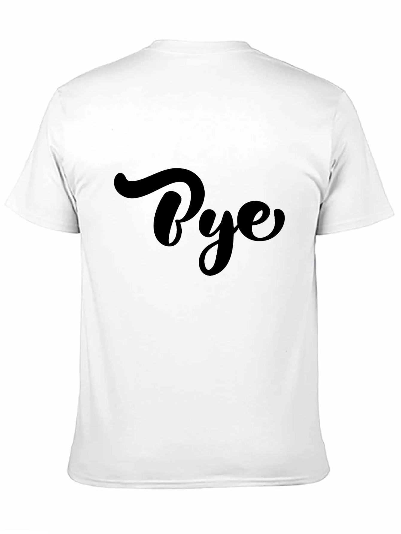 Bye Graphic T-Shirt - Casual Short Sleeve Tee