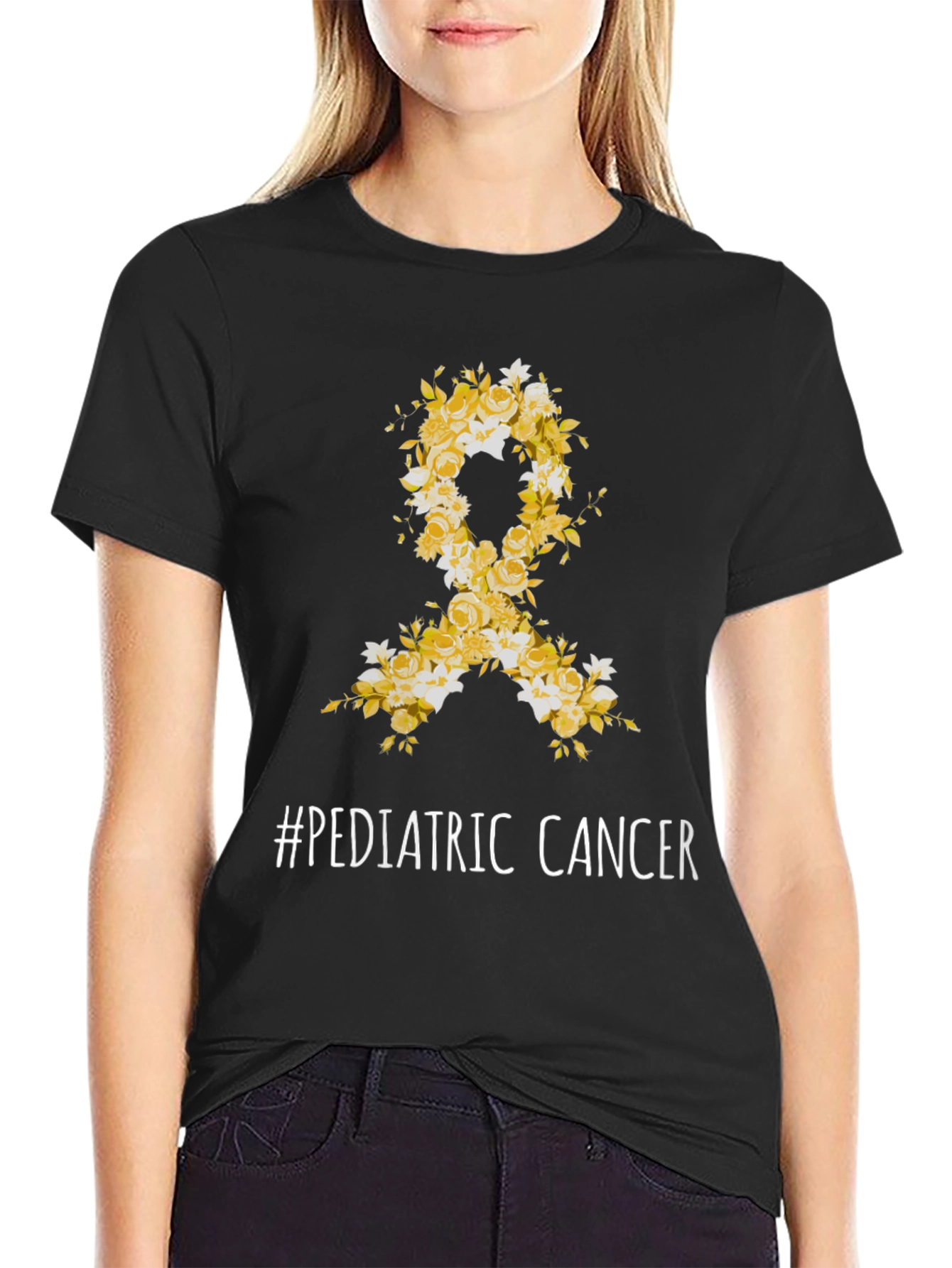 Pediatric Cancer Awareness Ribbon T-Shirt