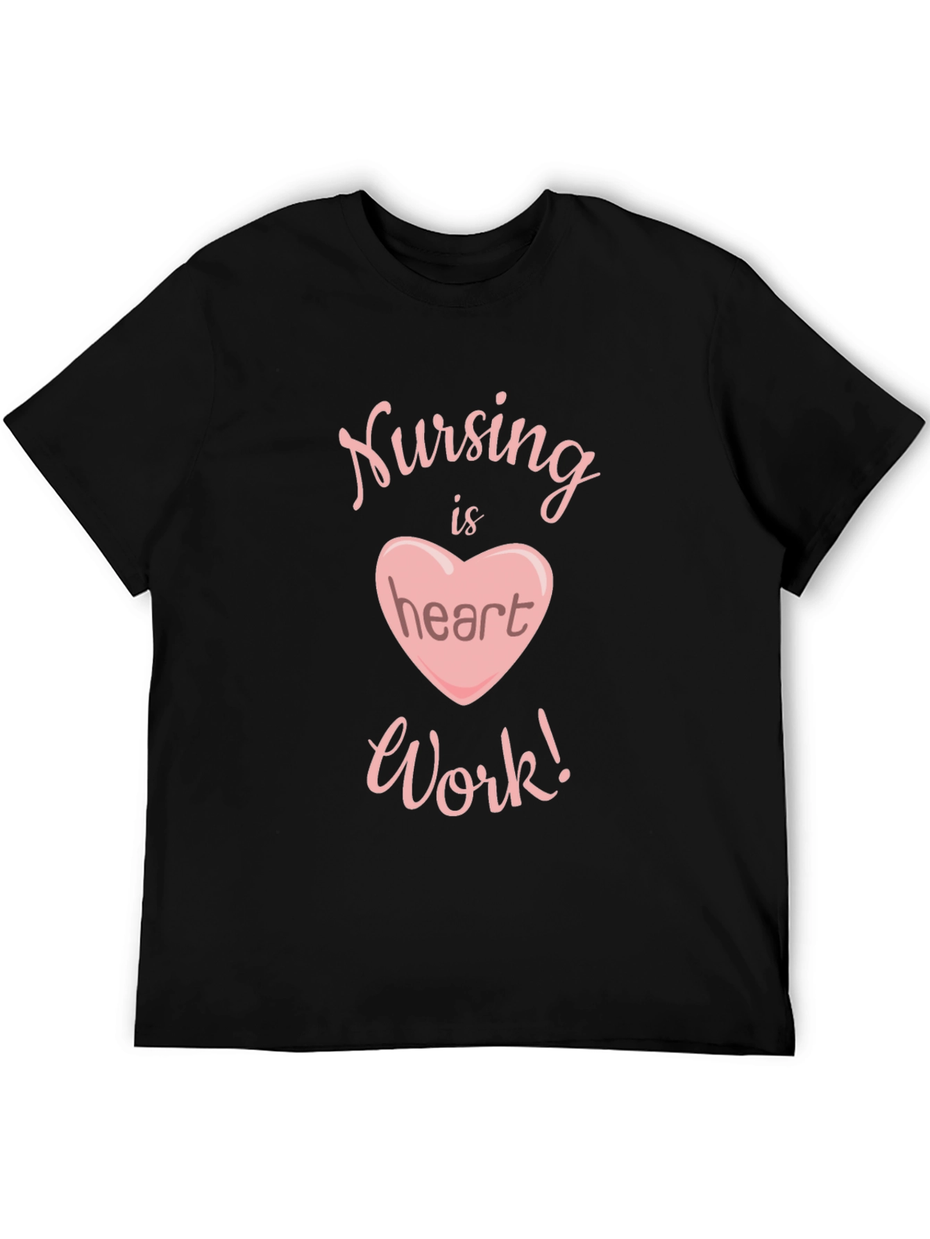 Nursing Heart Work Graphic Tee