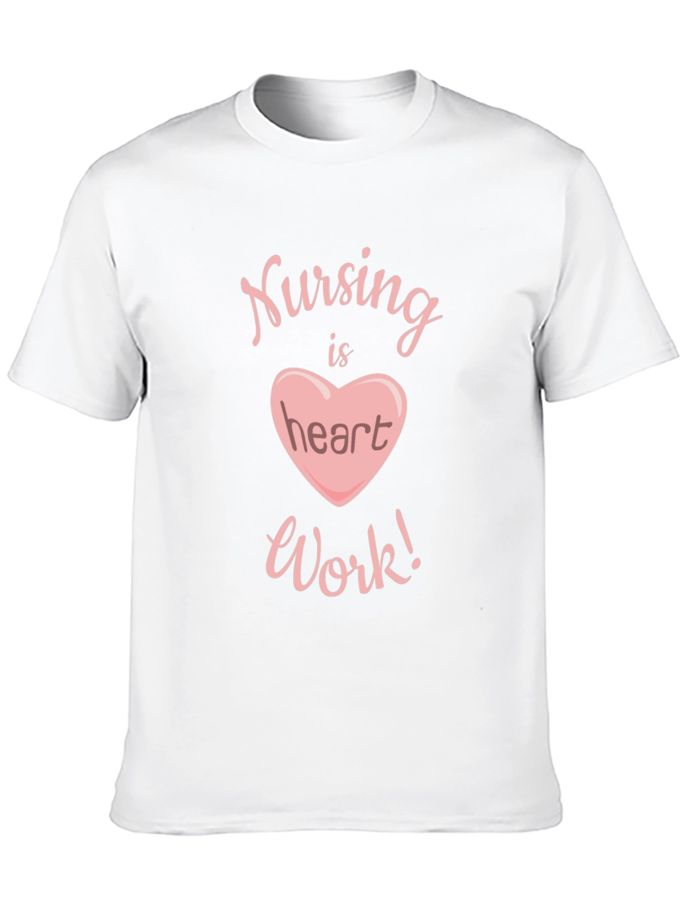 Nursing Heart Work Graphic Tee