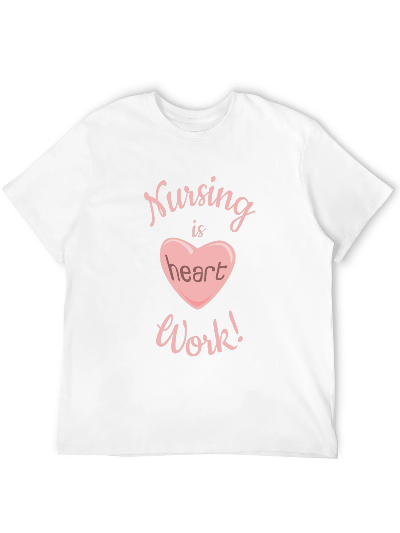 Nursing Heart Work Graphic Tee