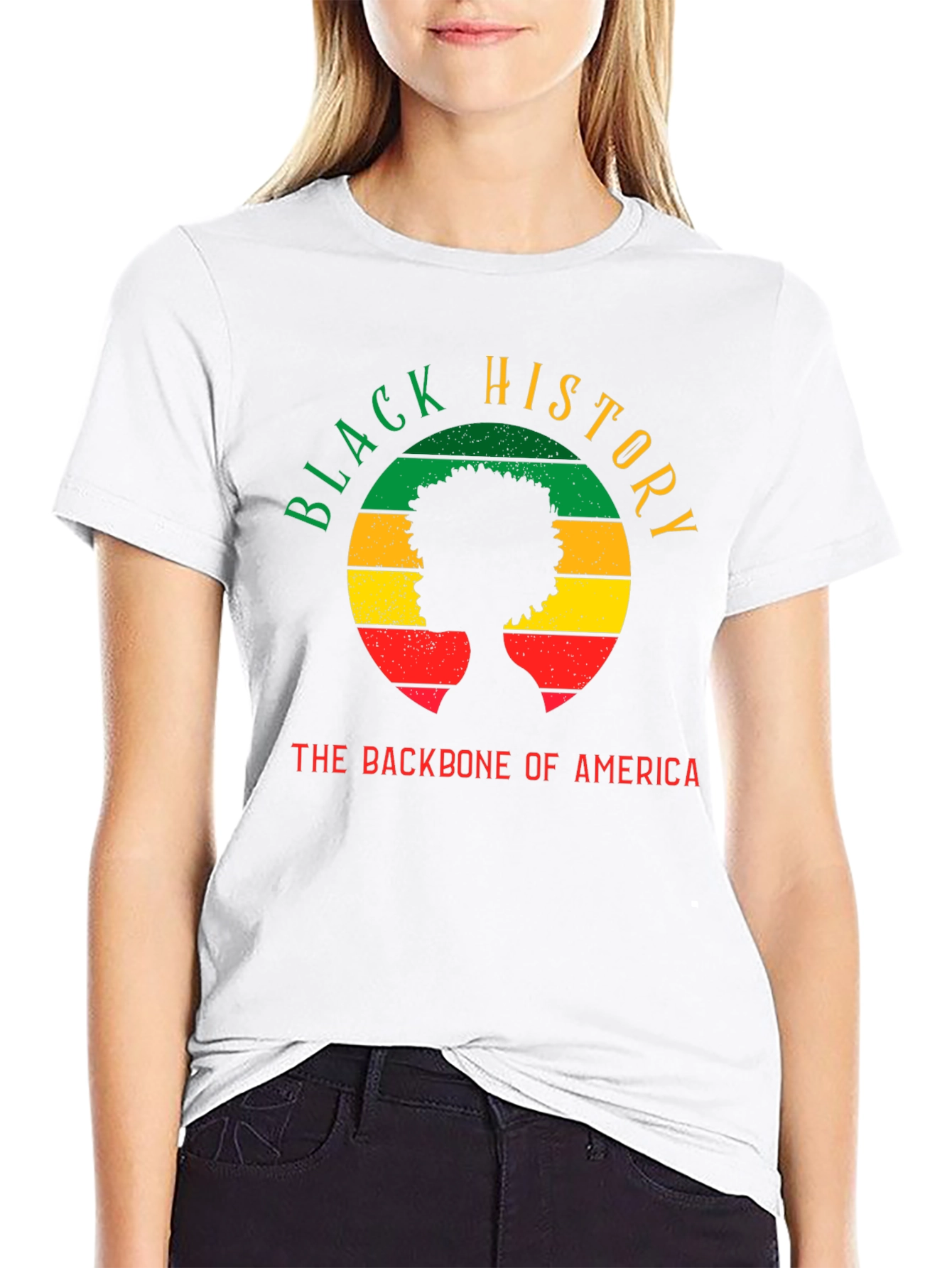 Black History: Backbone of America Graphic Tee