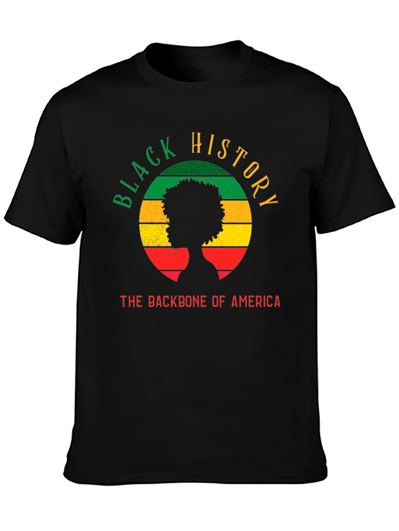 Black History: Backbone of America Graphic Tee