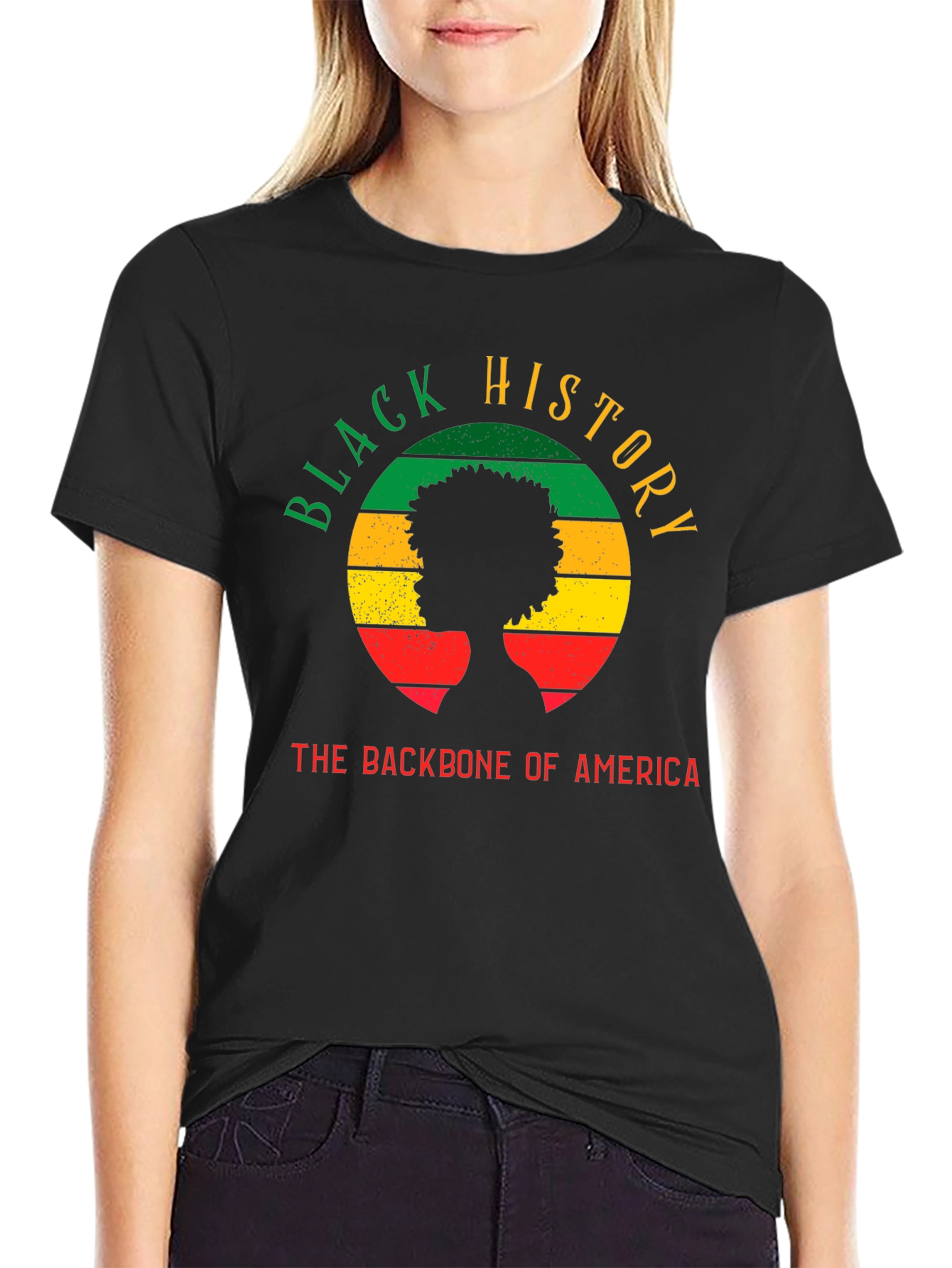 Black History: Backbone of America Graphic Tee