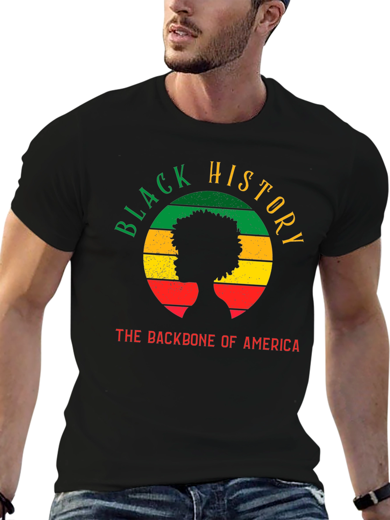 Black History: Backbone of America Graphic Tee