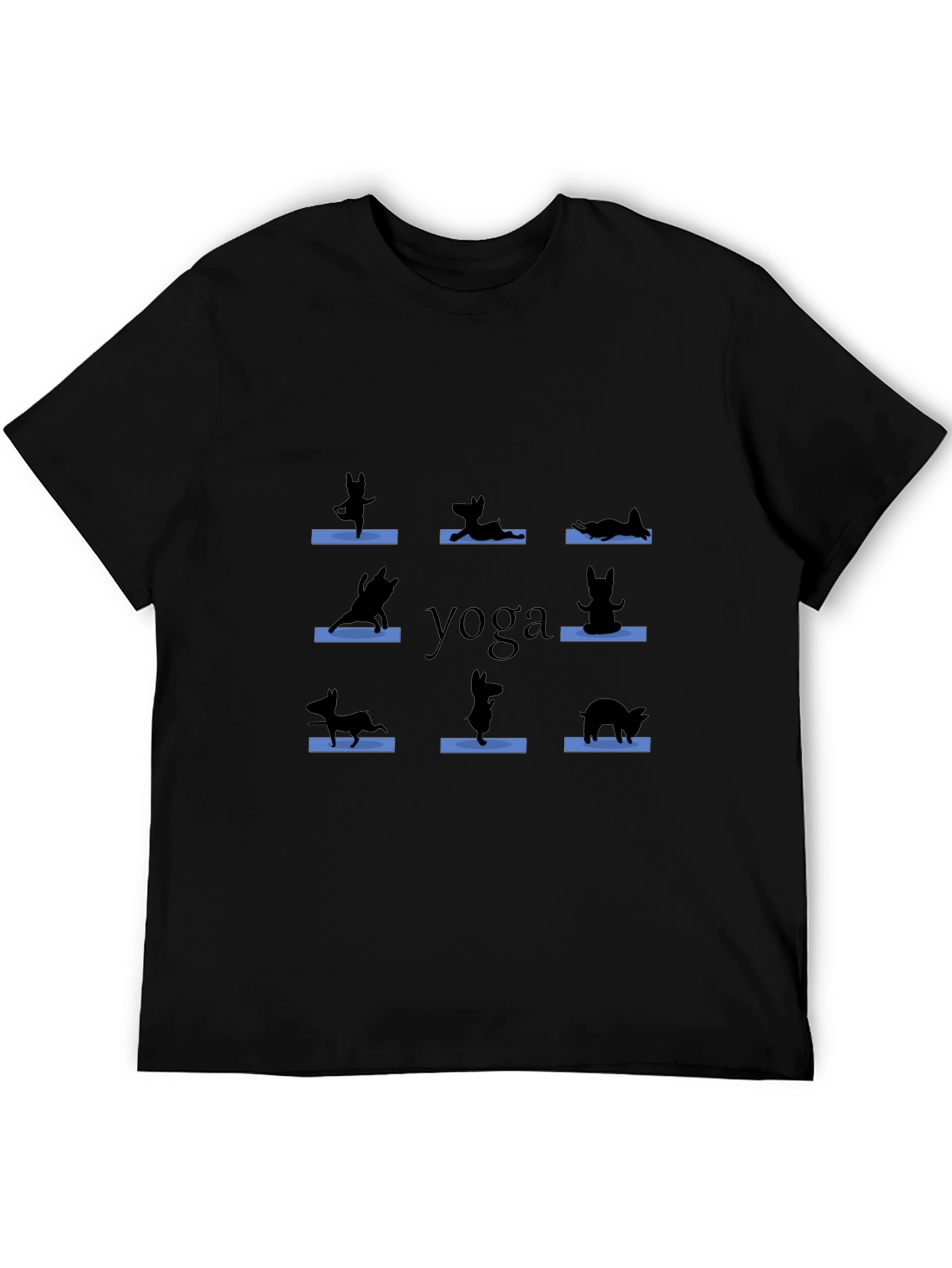 Yoga Dog Silhouette T-Shirt