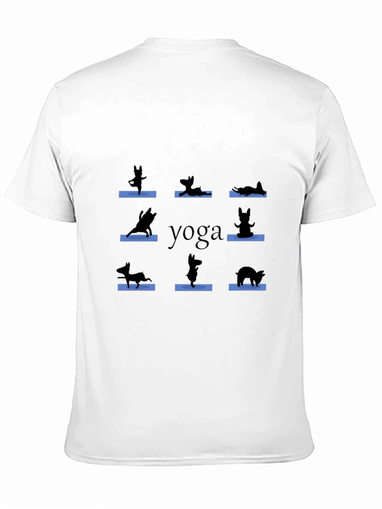 Yoga Dog Silhouette T-Shirt