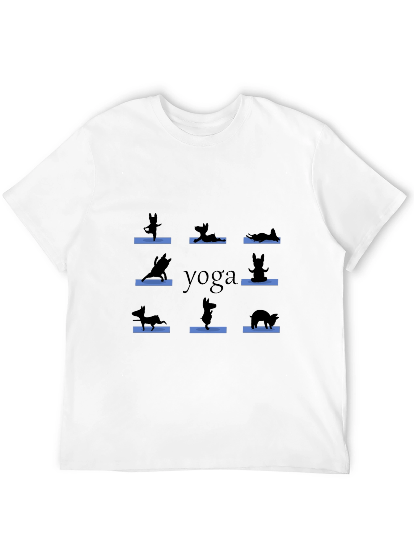 Yoga Dog Silhouette T-Shirt