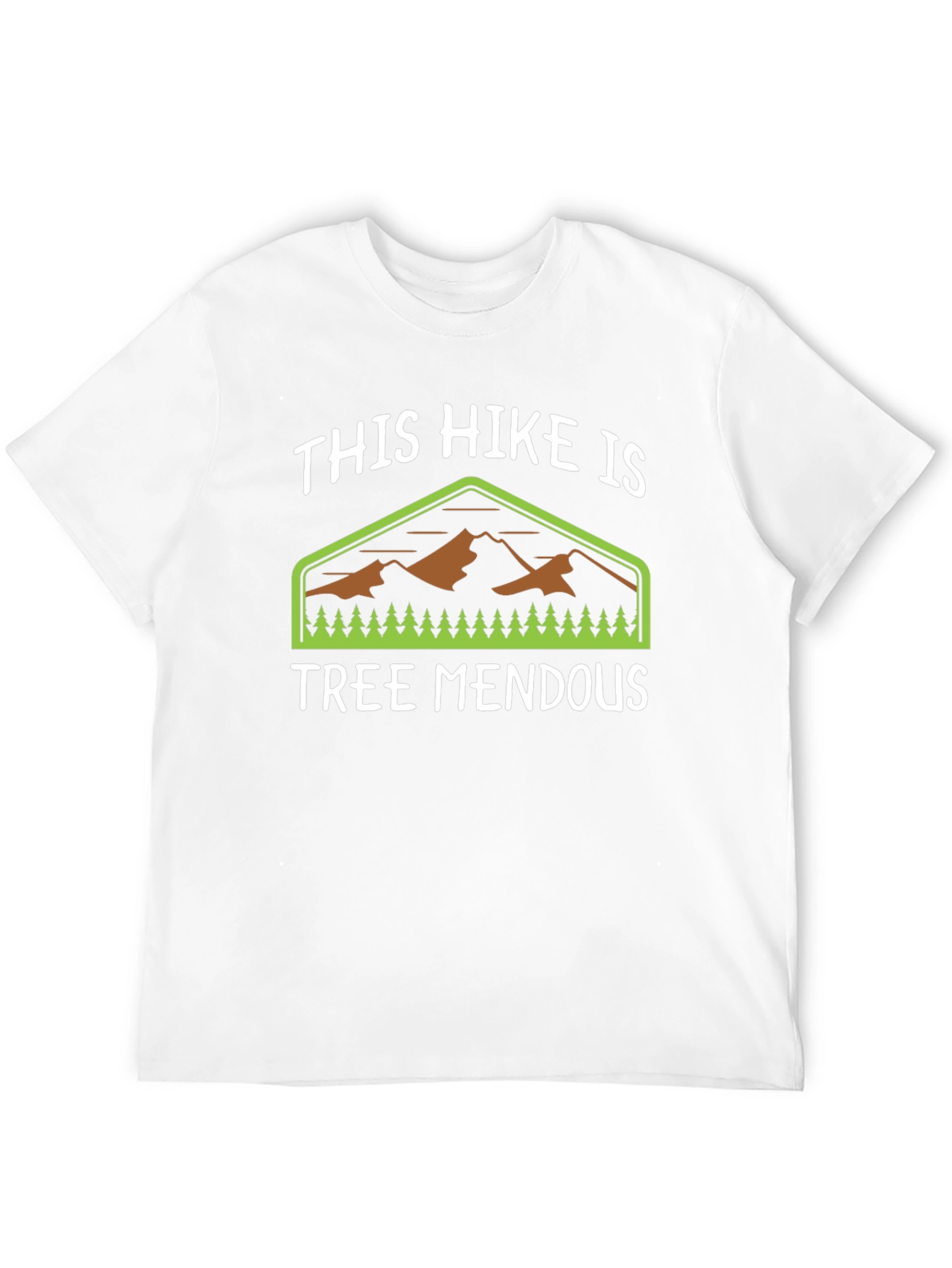 Funny Hiking T-Shirt - Tree Mendous Pun Tee