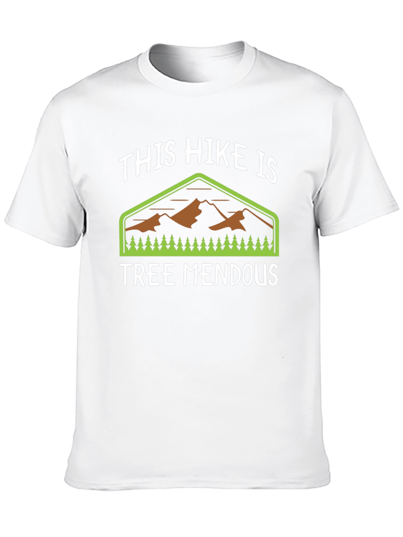 Funny Hiking T-Shirt - Tree Mendous Pun Tee