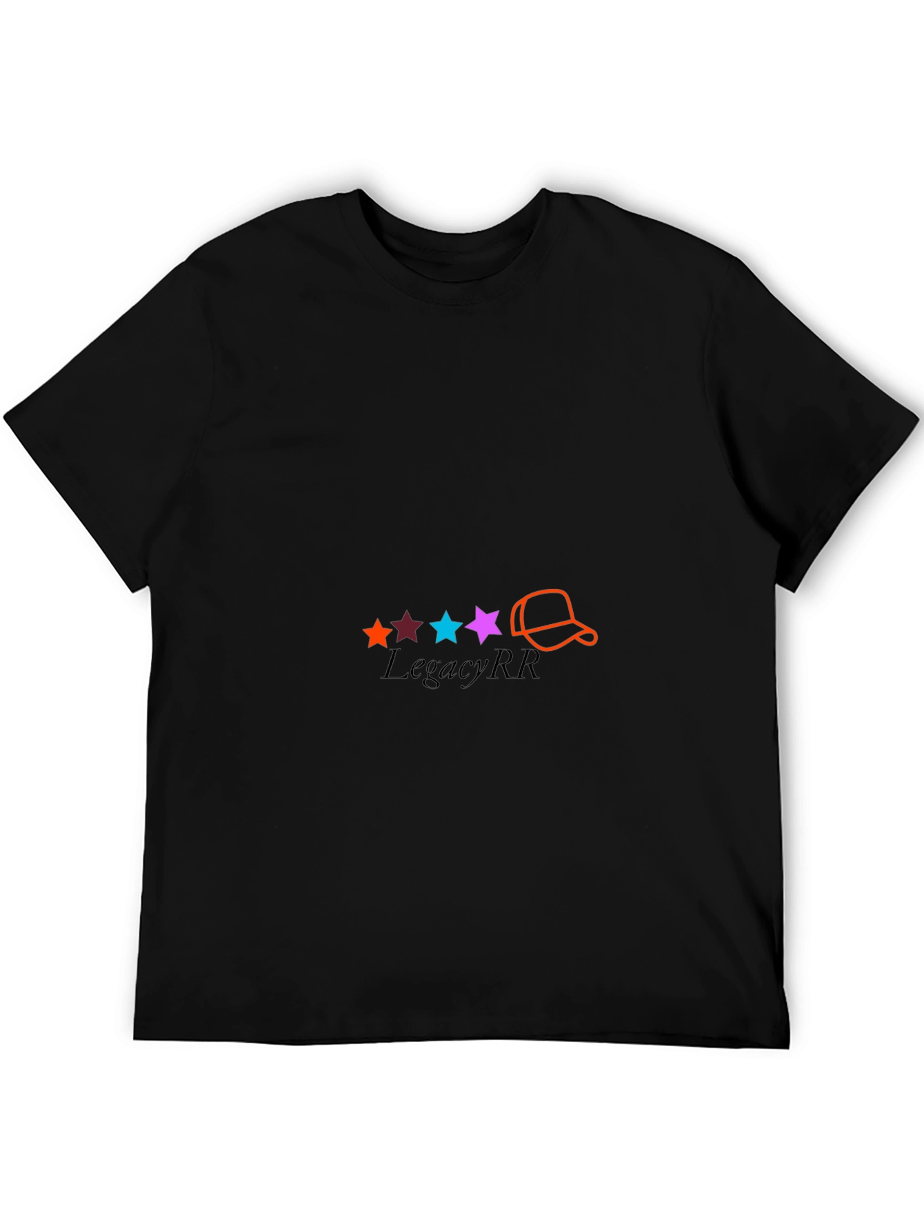 Graphic Print Tee: Stars and Cap Design