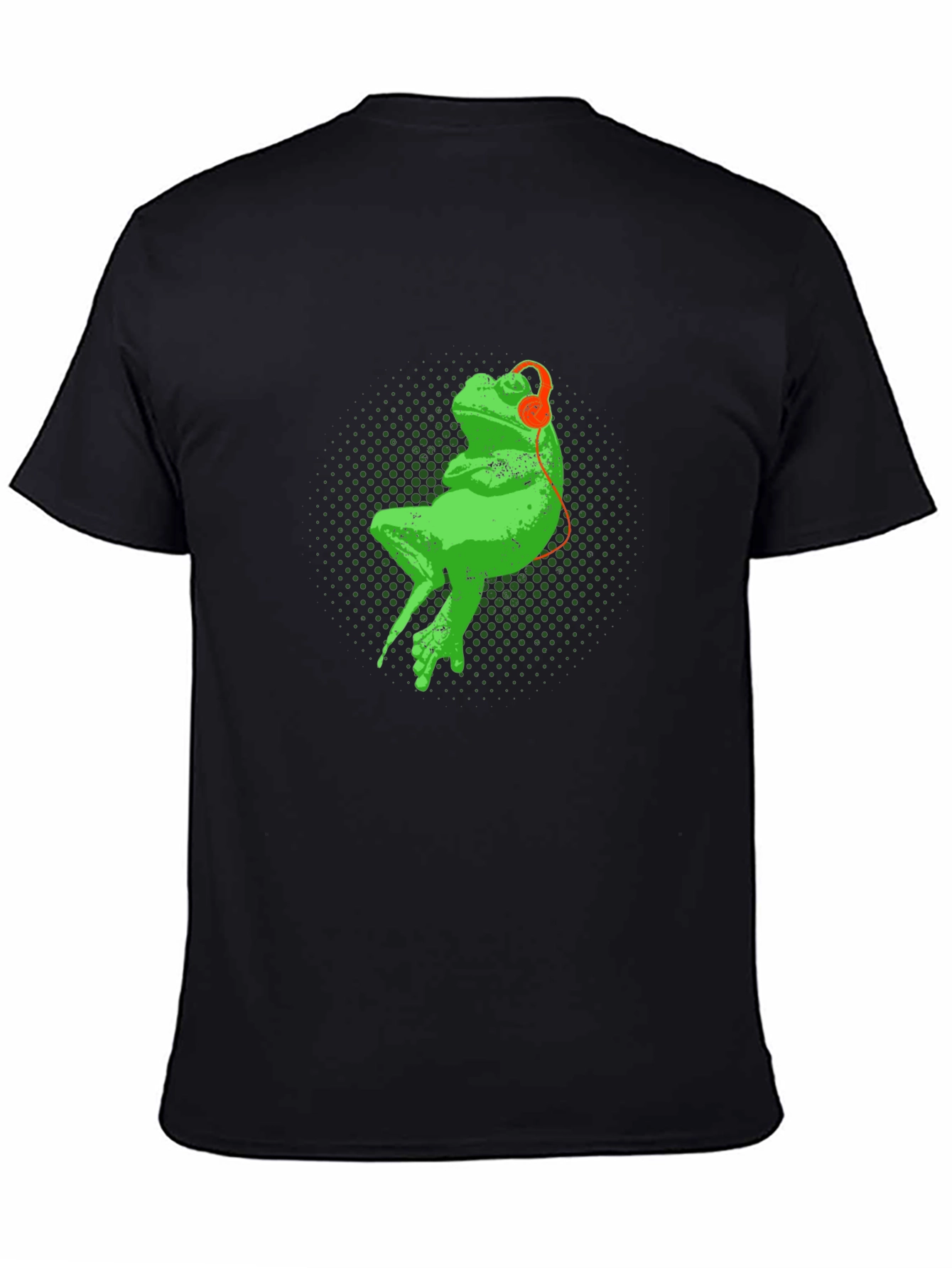 Frog in Headphones Graphic Tee