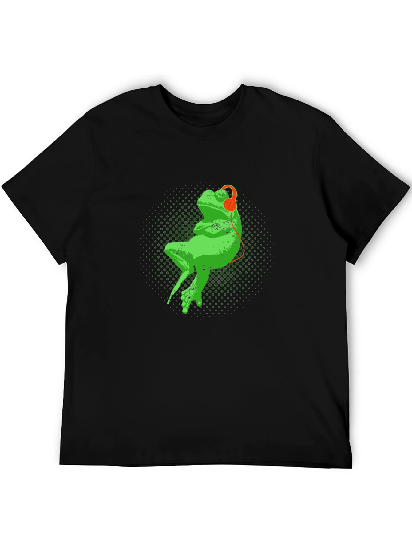 Frog in Headphones Graphic Tee