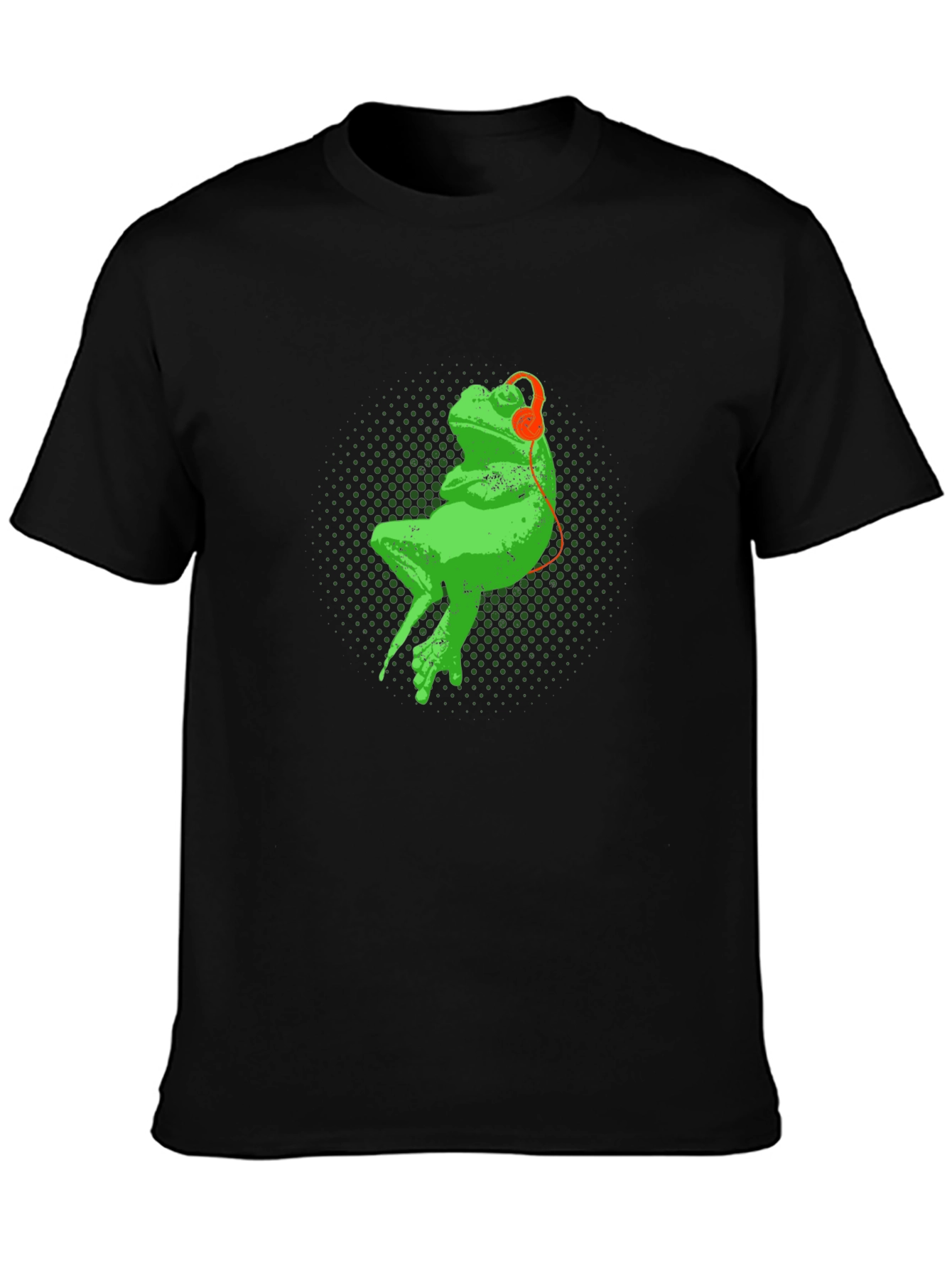 Frog in Headphones Graphic Tee