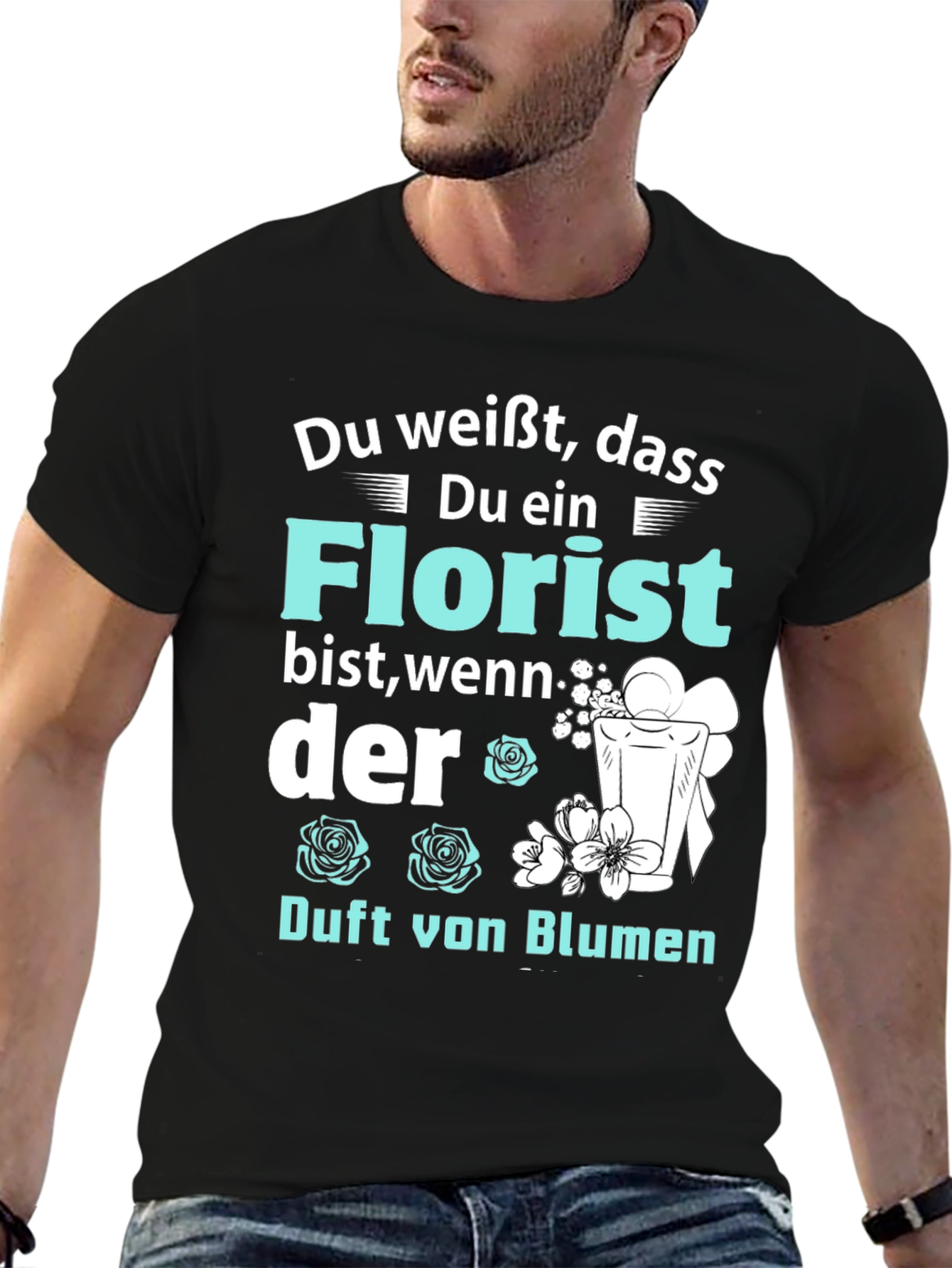 Florist T-Shirt: Duft von Blumen