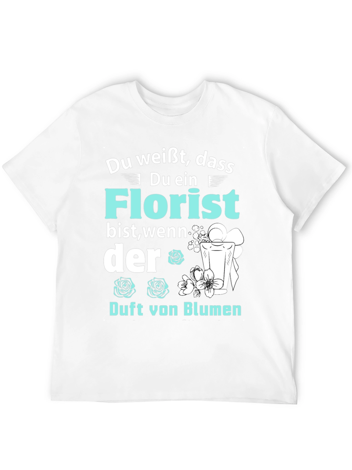 Florist T-Shirt: Duft von Blumen