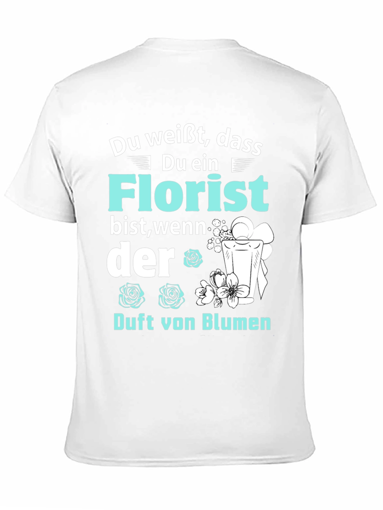 Florist T-Shirt: Duft von Blumen