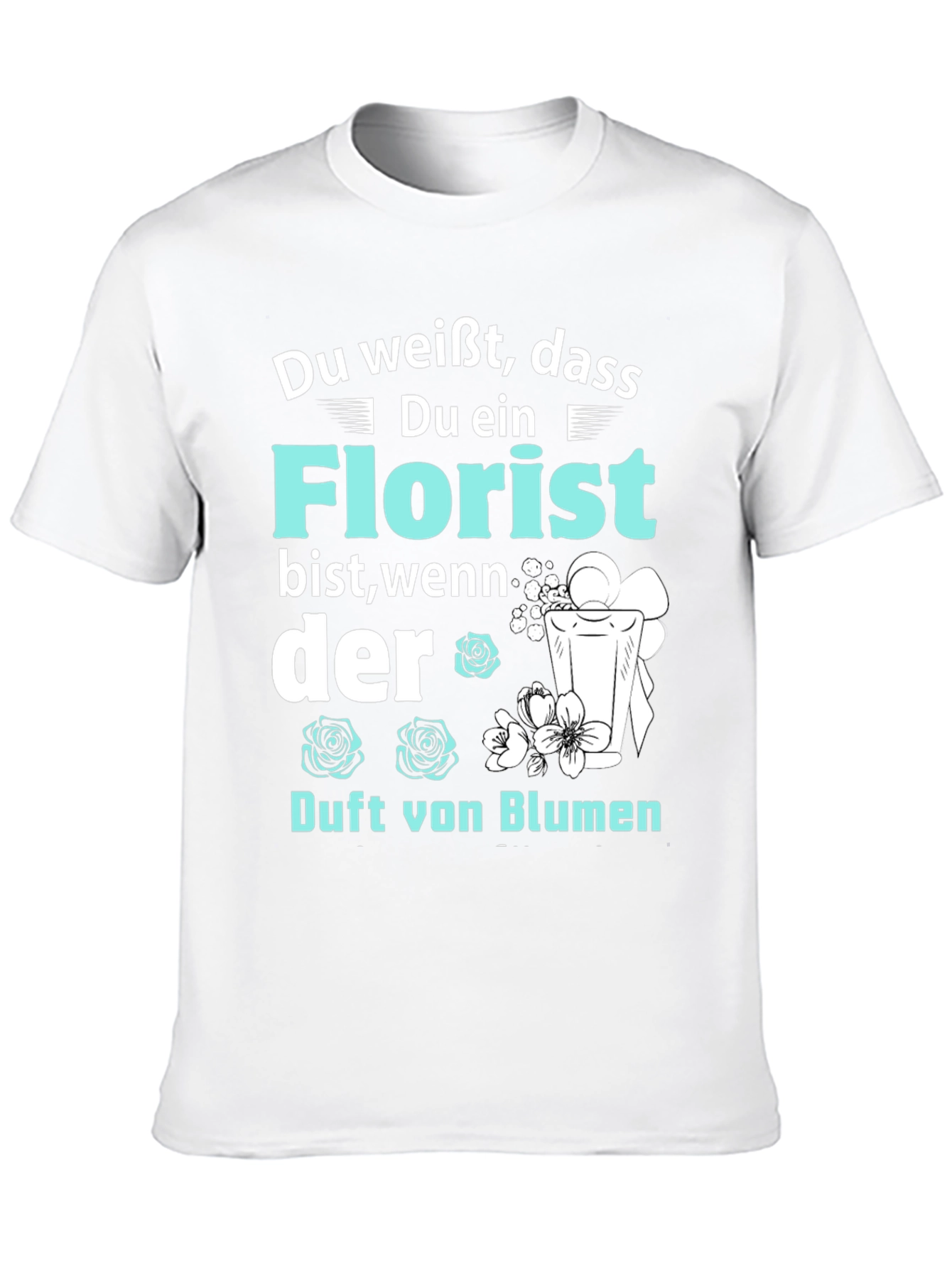 Florist T-Shirt: Duft von Blumen