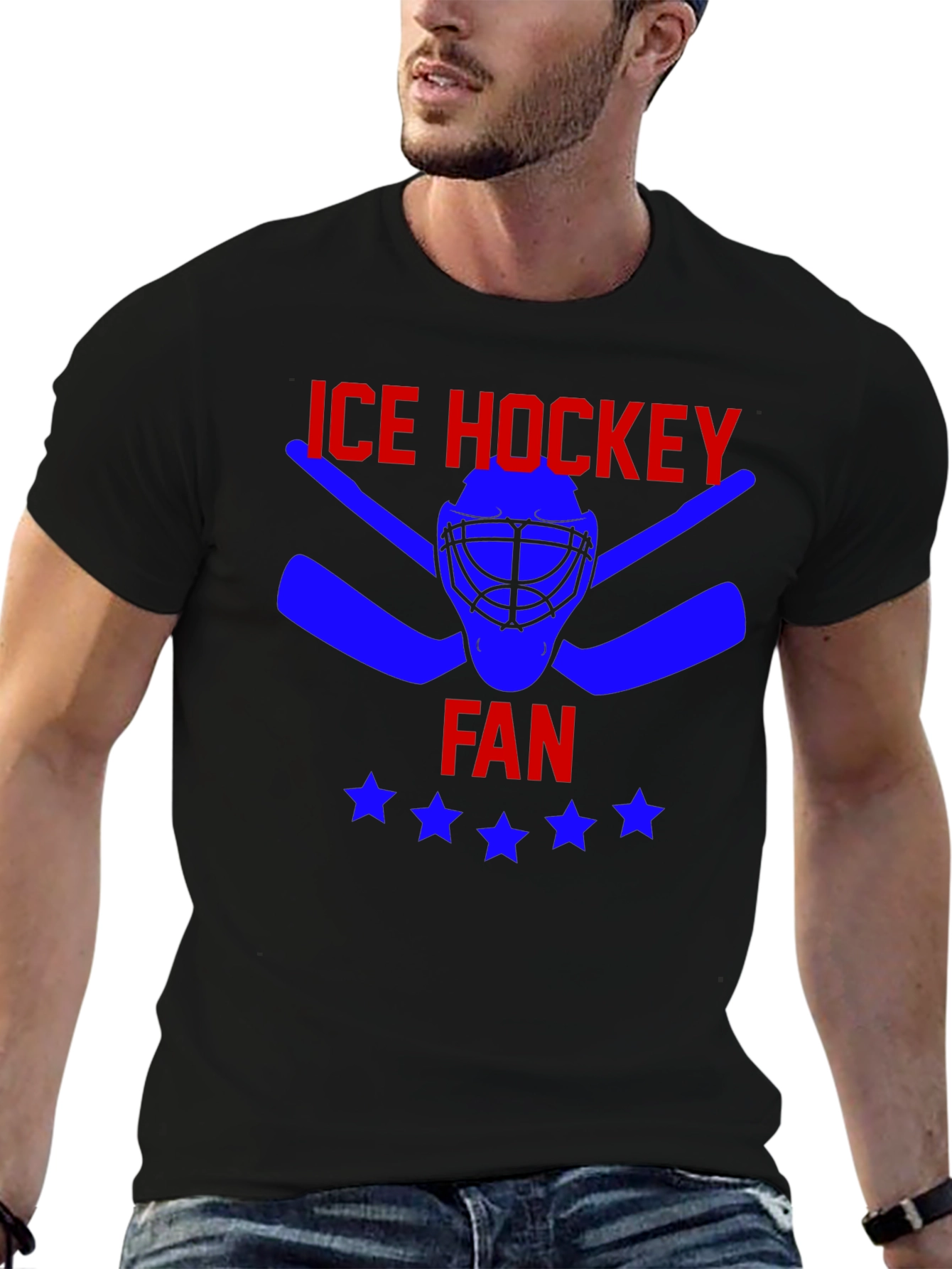 Ice Hockey Fan Graphic Tee