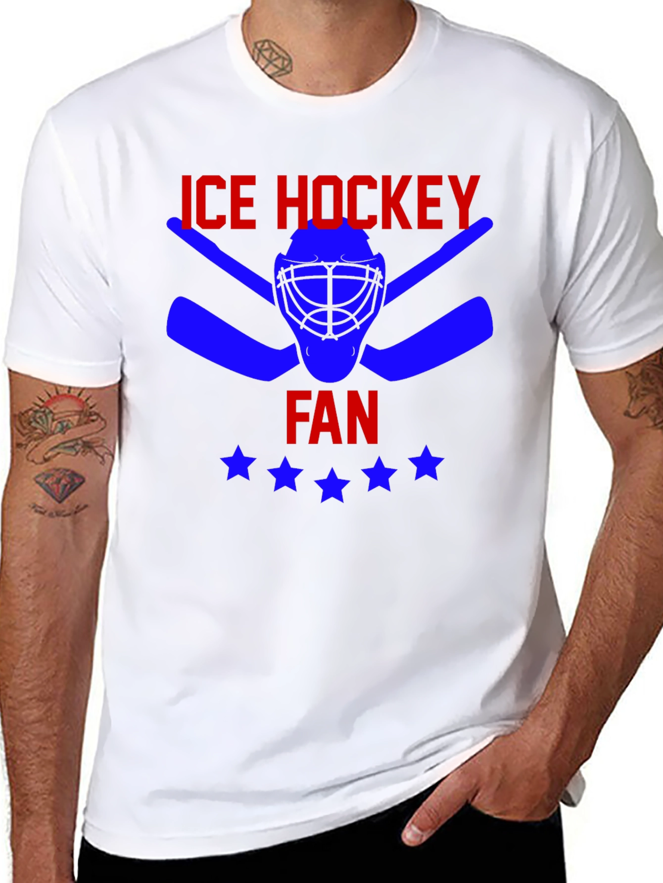 Ice Hockey Fan Graphic Tee