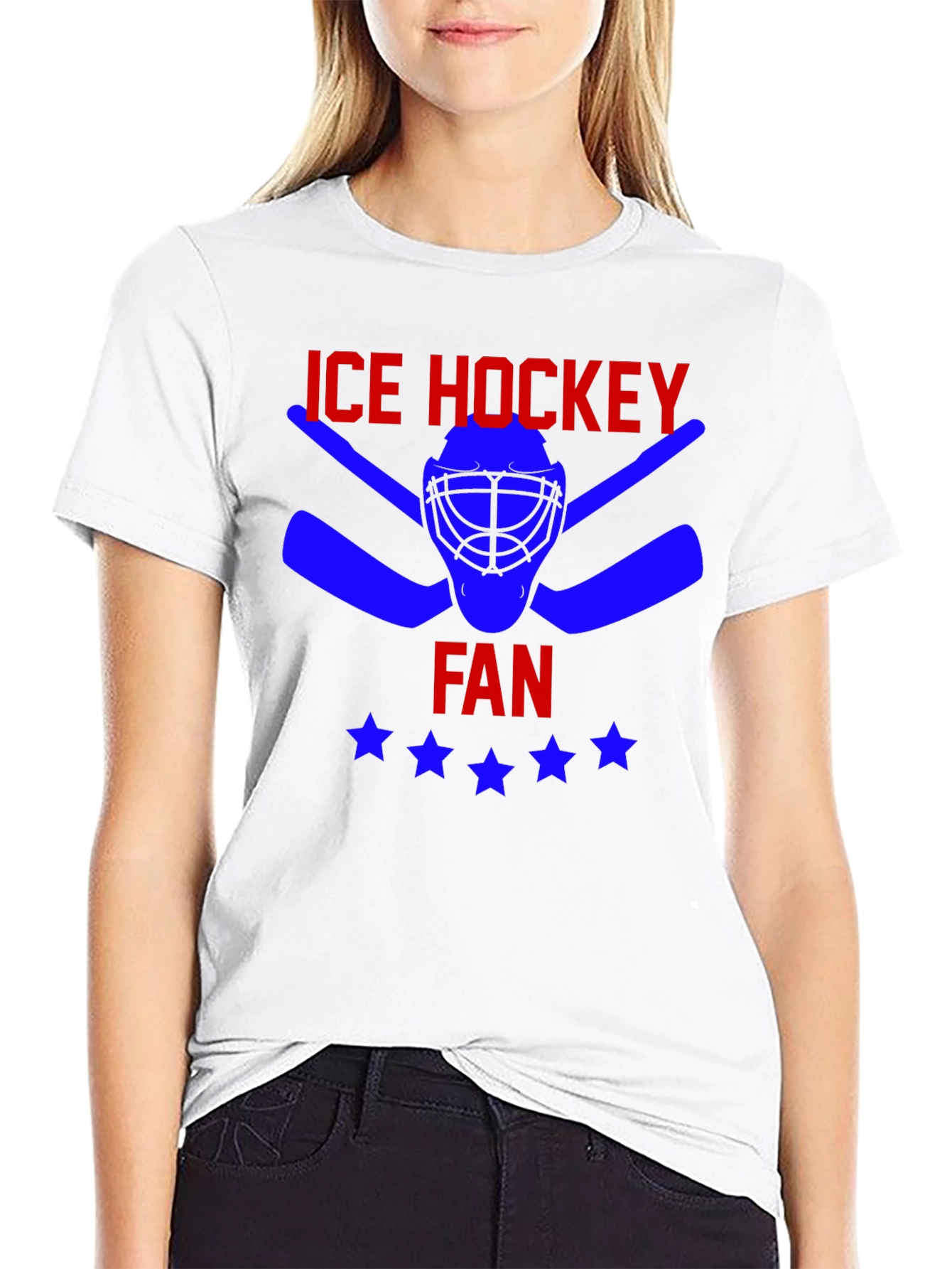 Ice Hockey Fan Graphic Tee