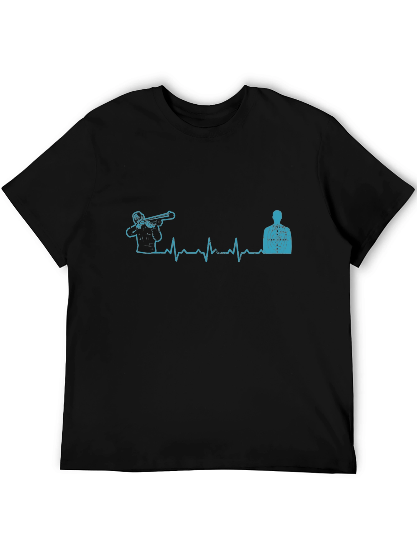 Shooting Heartbeat T-Shirt - Target Practice Tee