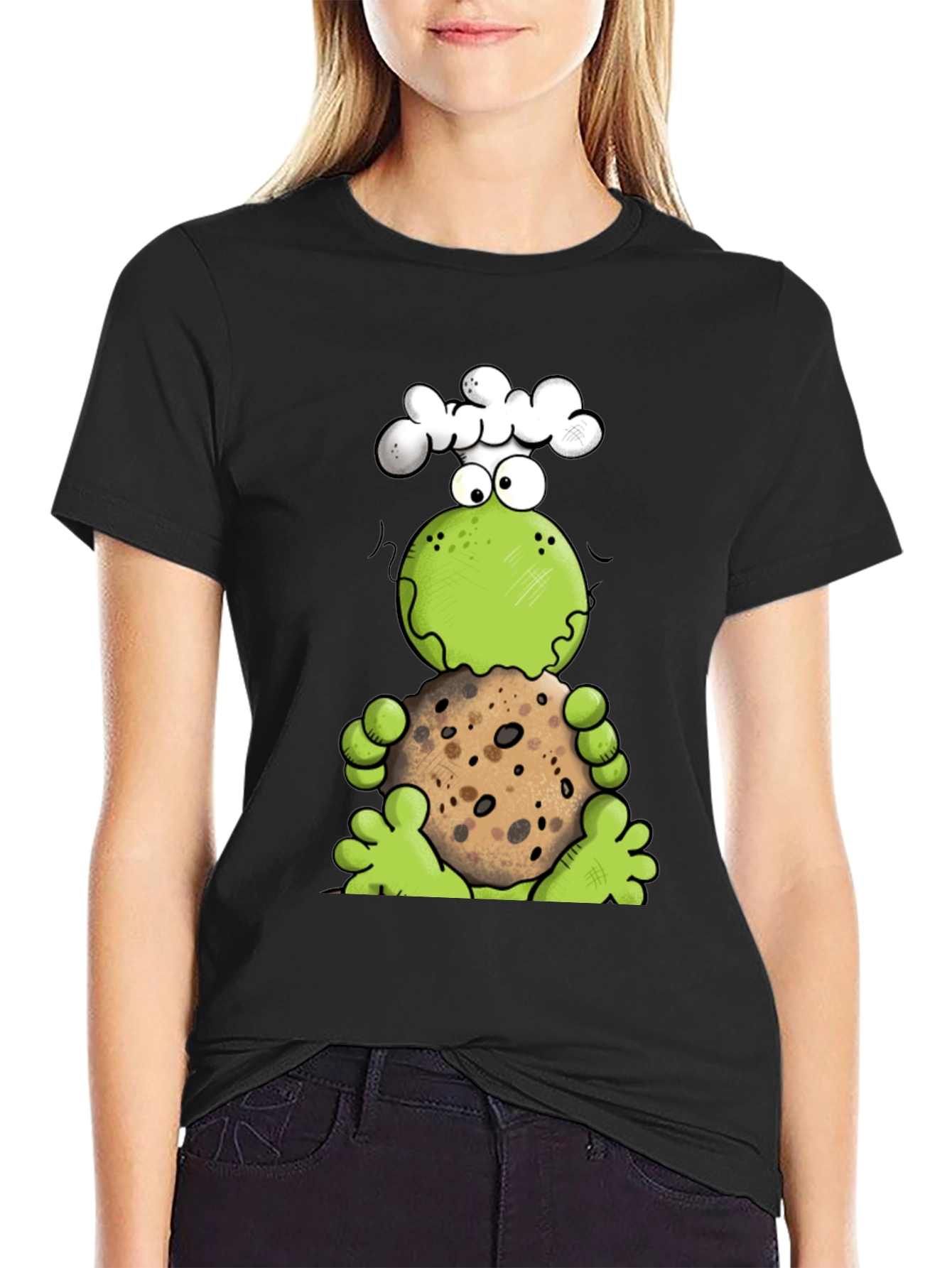Cookie Monster Frog Graphic Tee