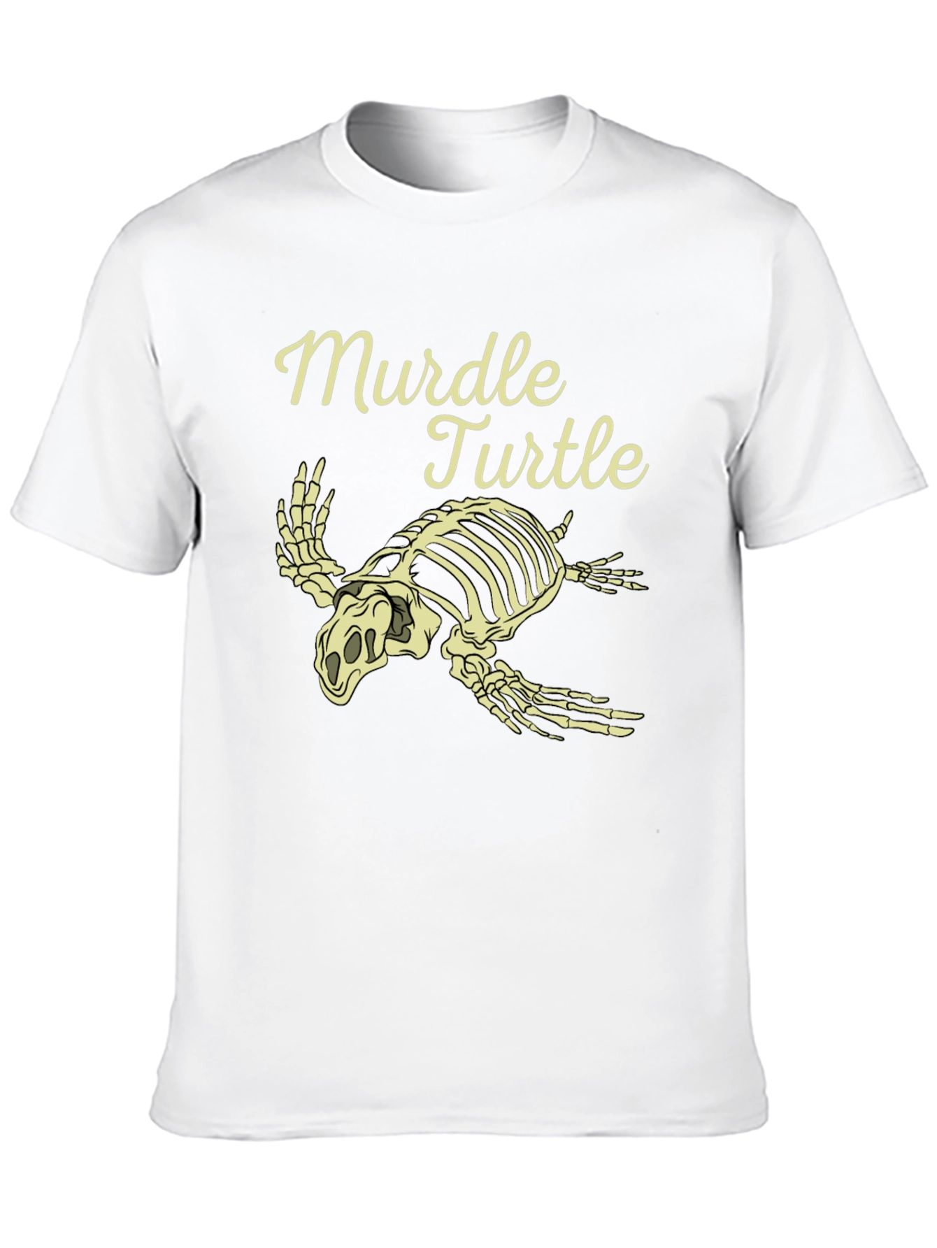 Murdel Turtle Skeleton Graphic Tee
