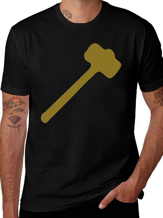 Hammer Time Black T-Shirt - Novelty Design