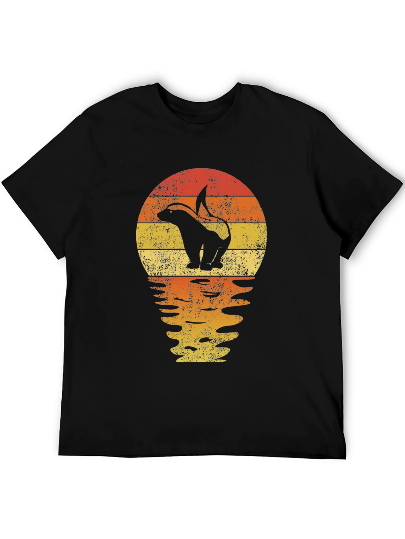 Retro Skunk Sunset T-Shirt