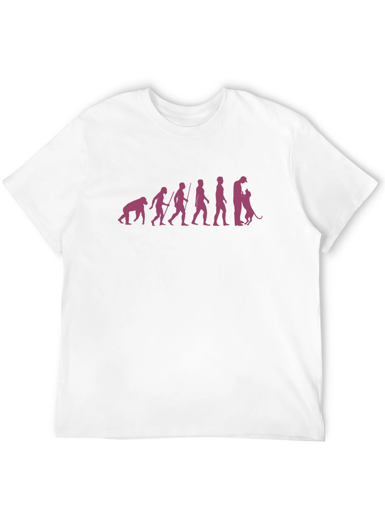 Evolution of Dog Lover Black T-Shirt