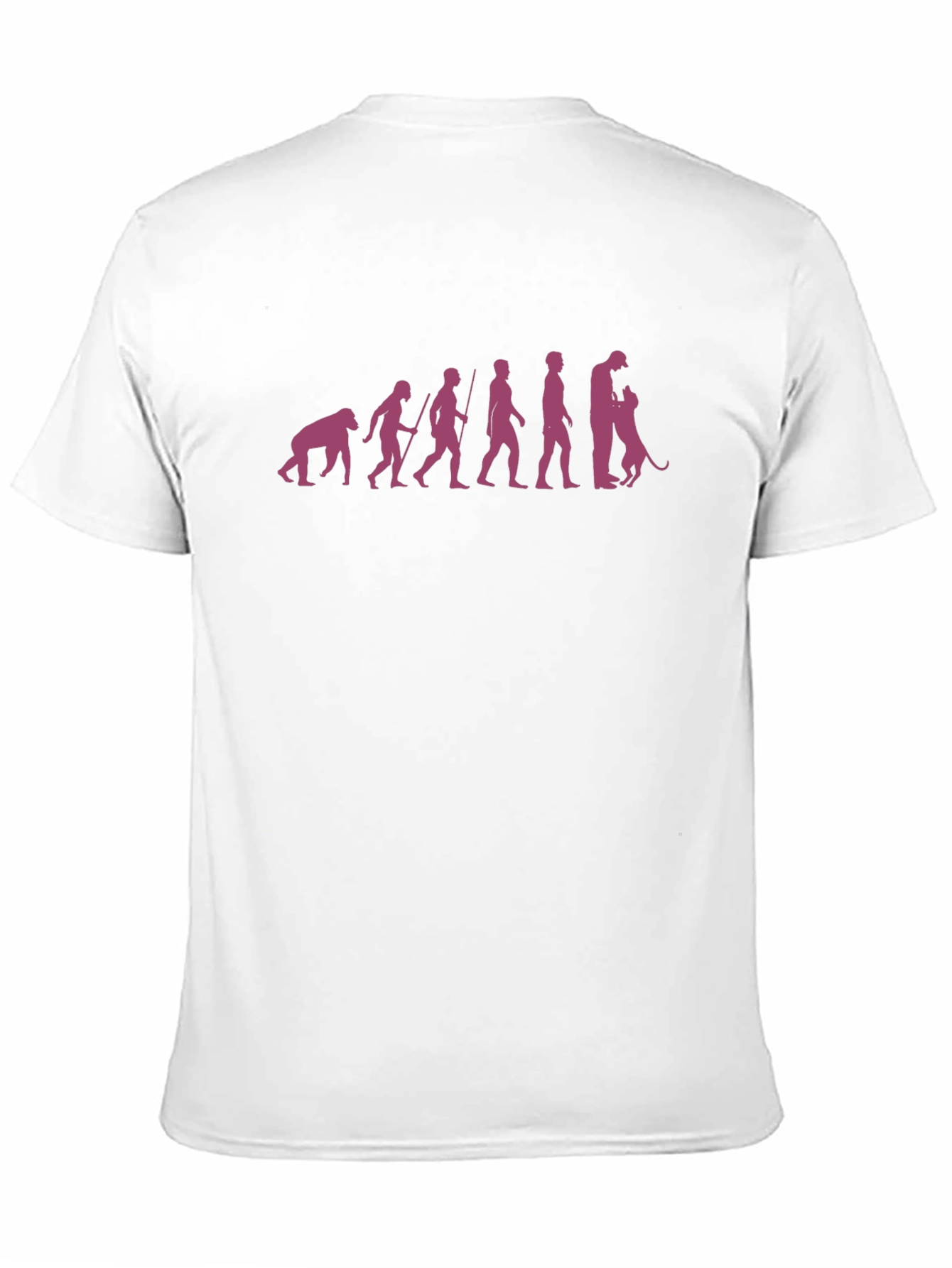 Evolution of Dog Lover Black T-Shirt