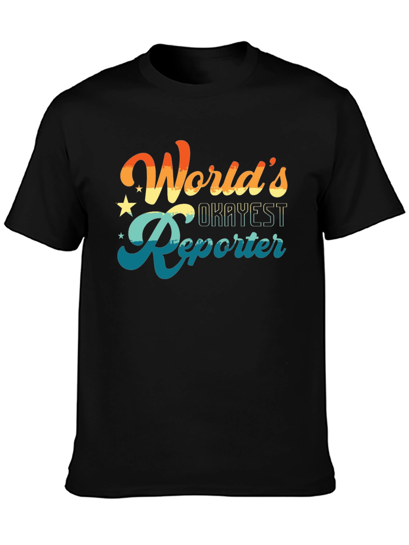 Worlds Okayest Reporter T-Shirt