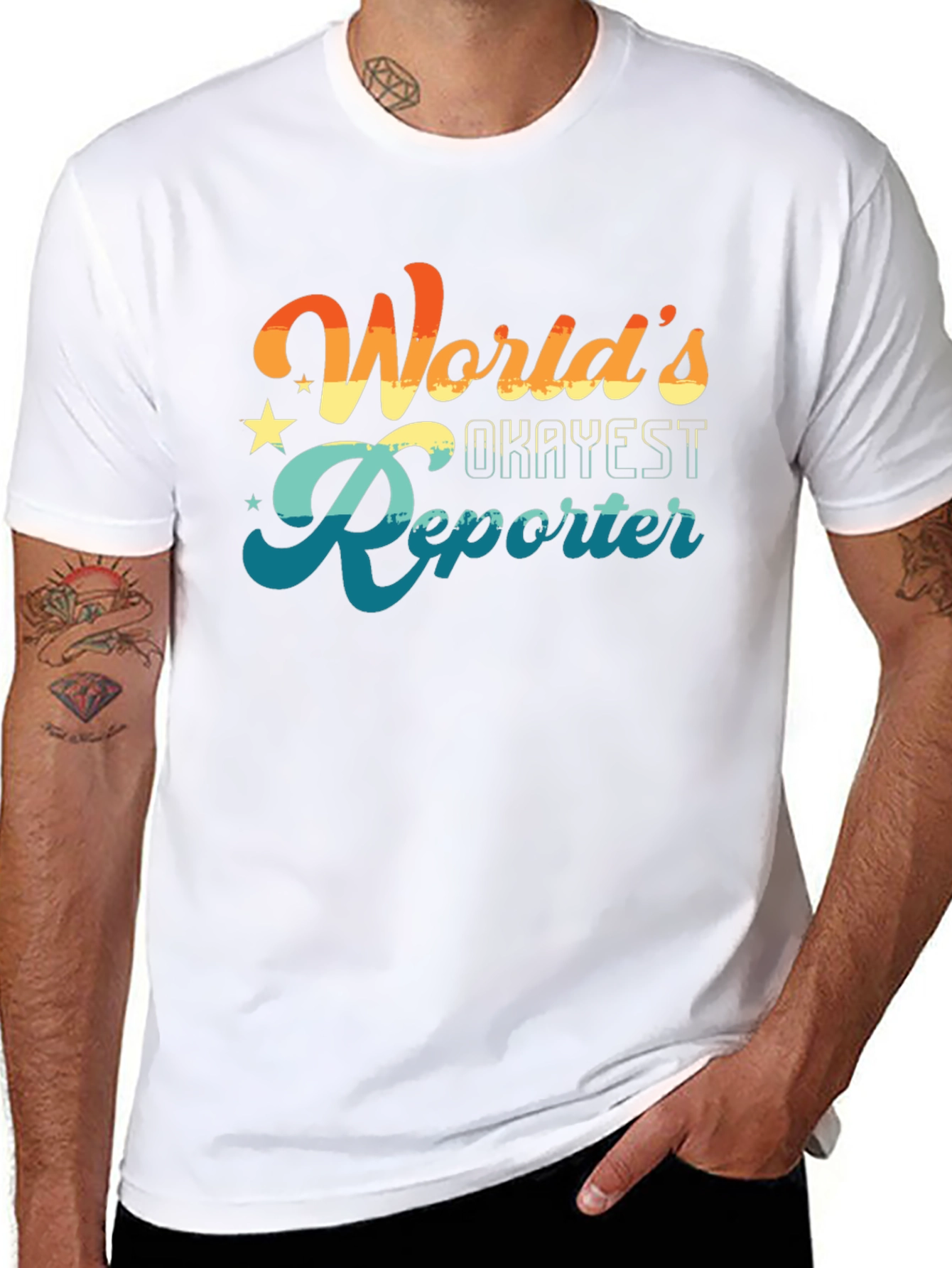 Worlds Okayest Reporter T-Shirt