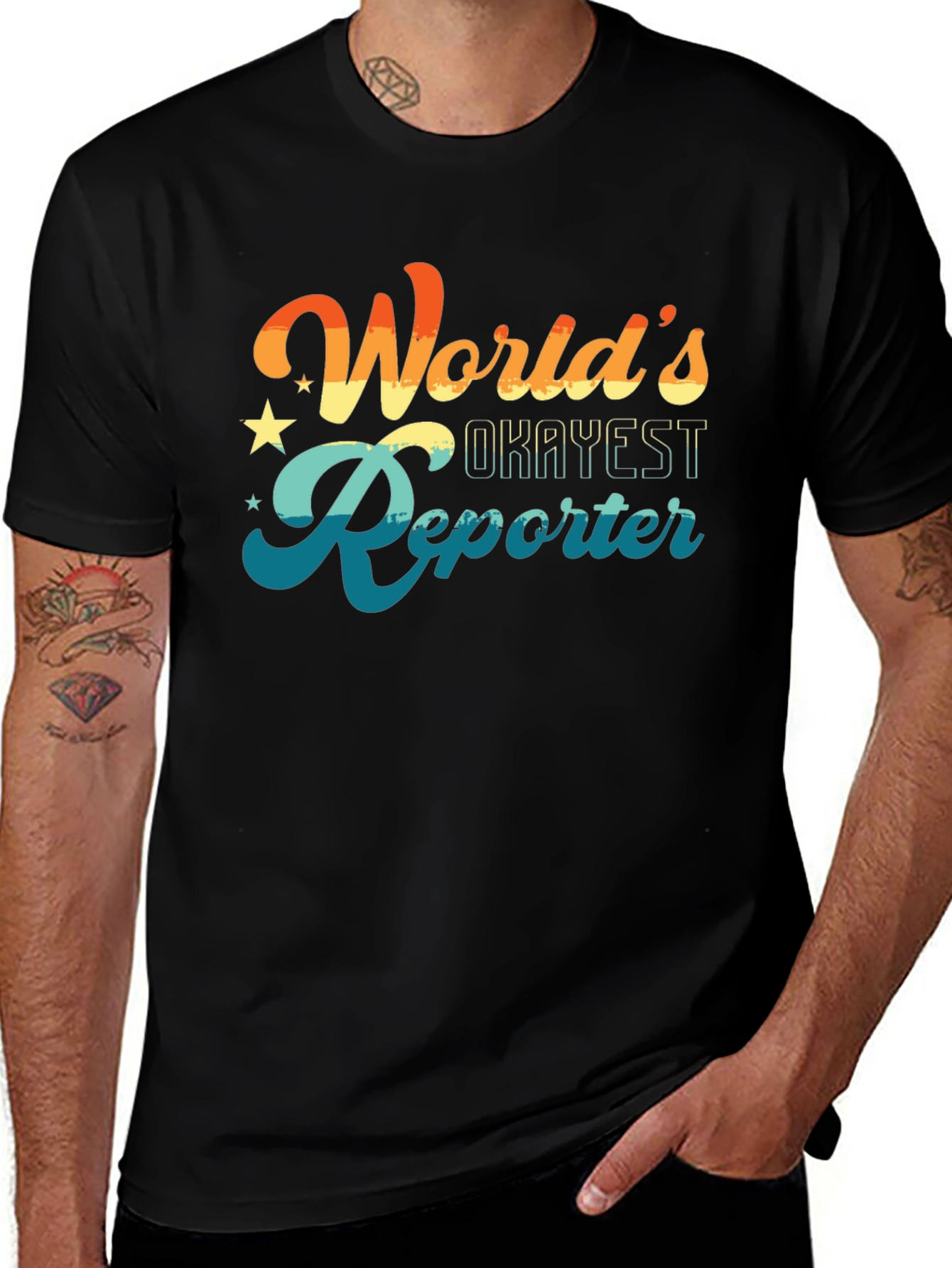Worlds Okayest Reporter T-Shirt