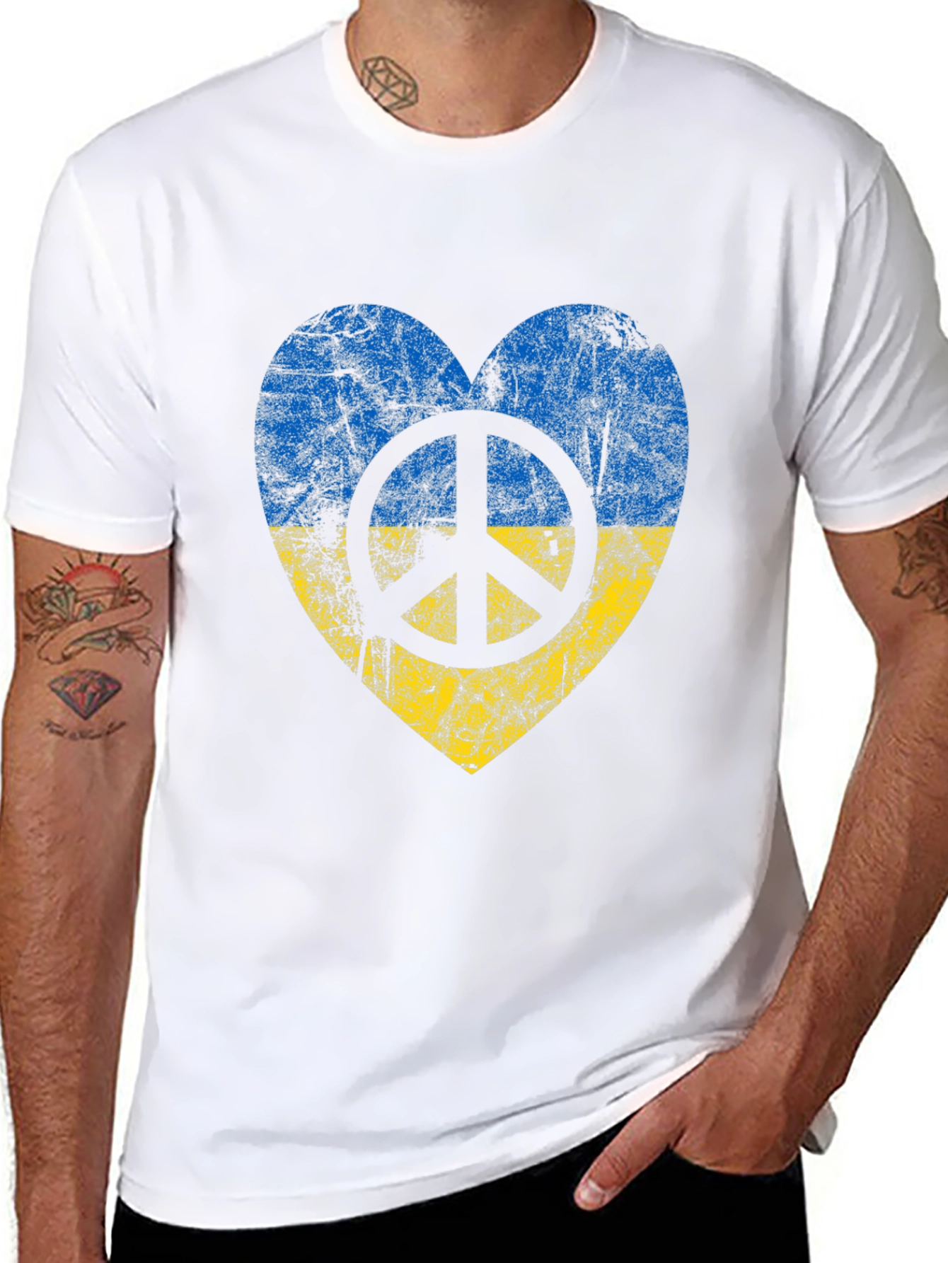 Ukraine Peace Heart T-Shirt