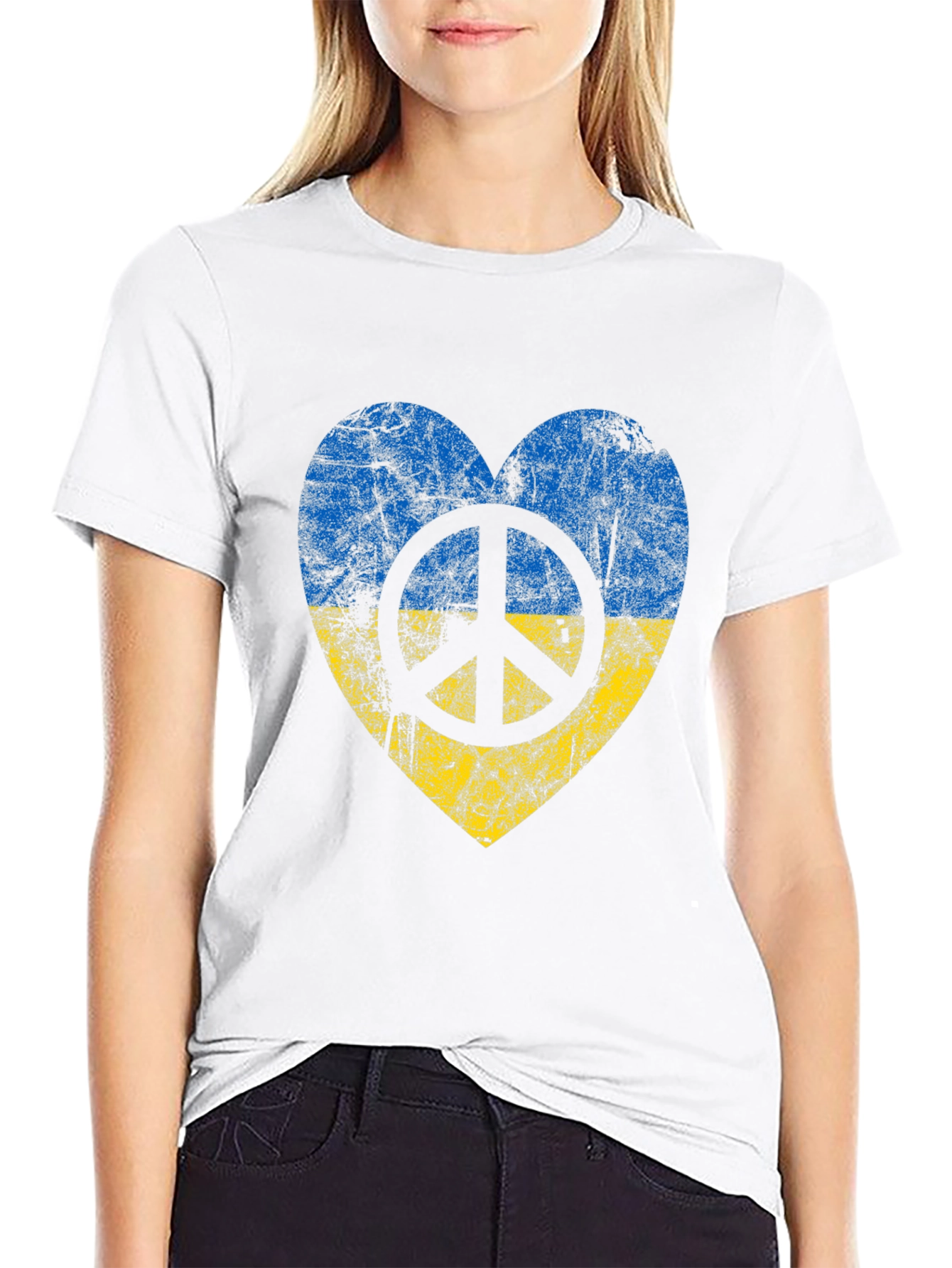 Ukraine Peace Heart T-Shirt