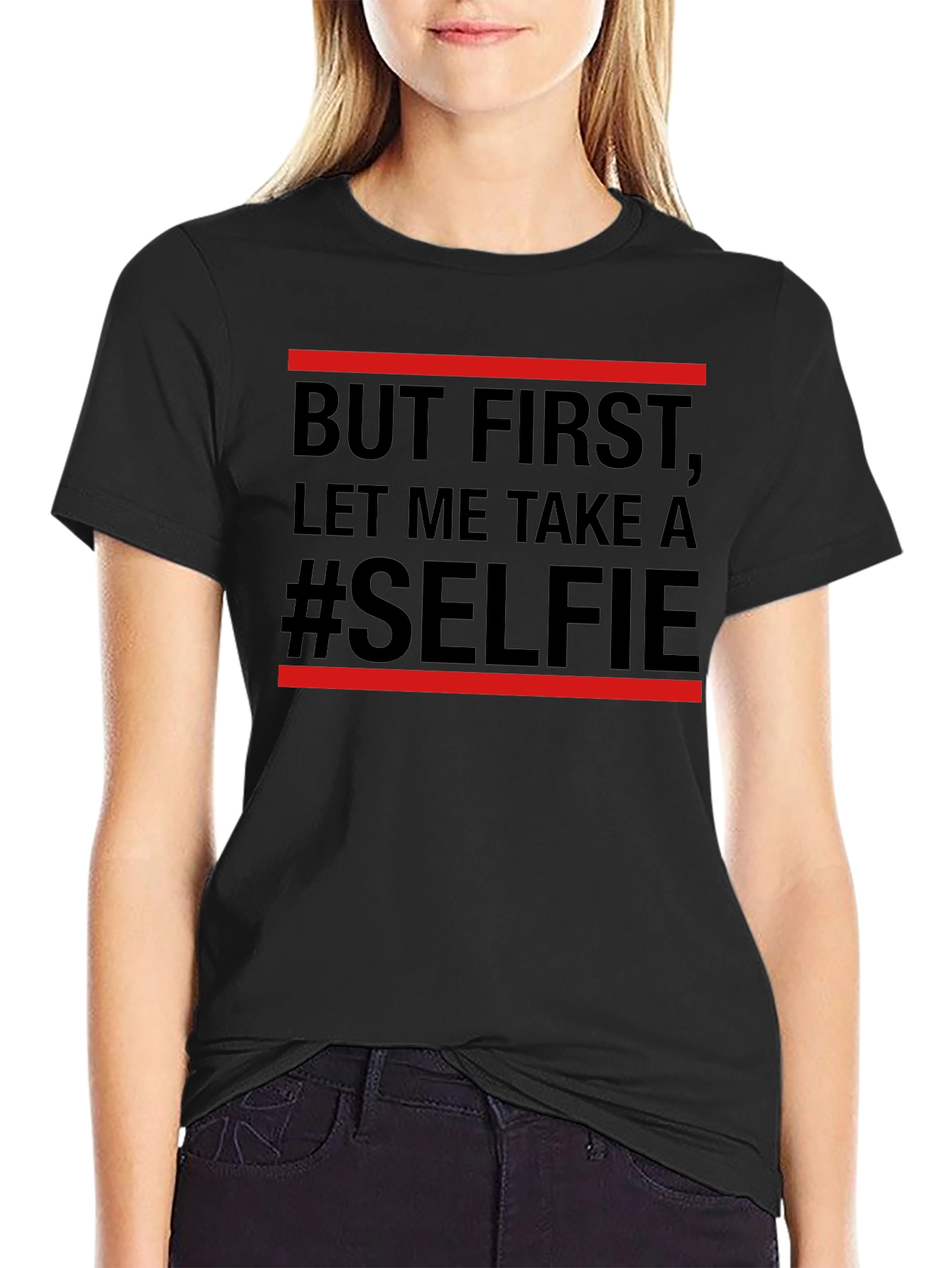 But First Selfie Graphic Tee