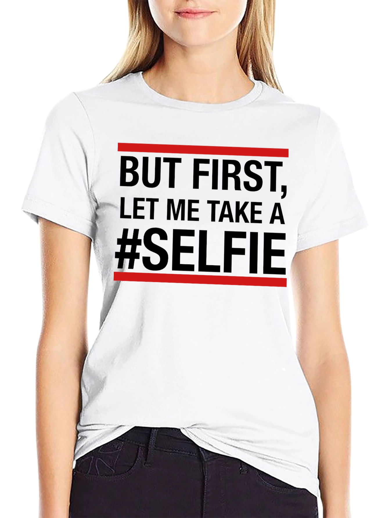 But First Selfie Graphic Tee