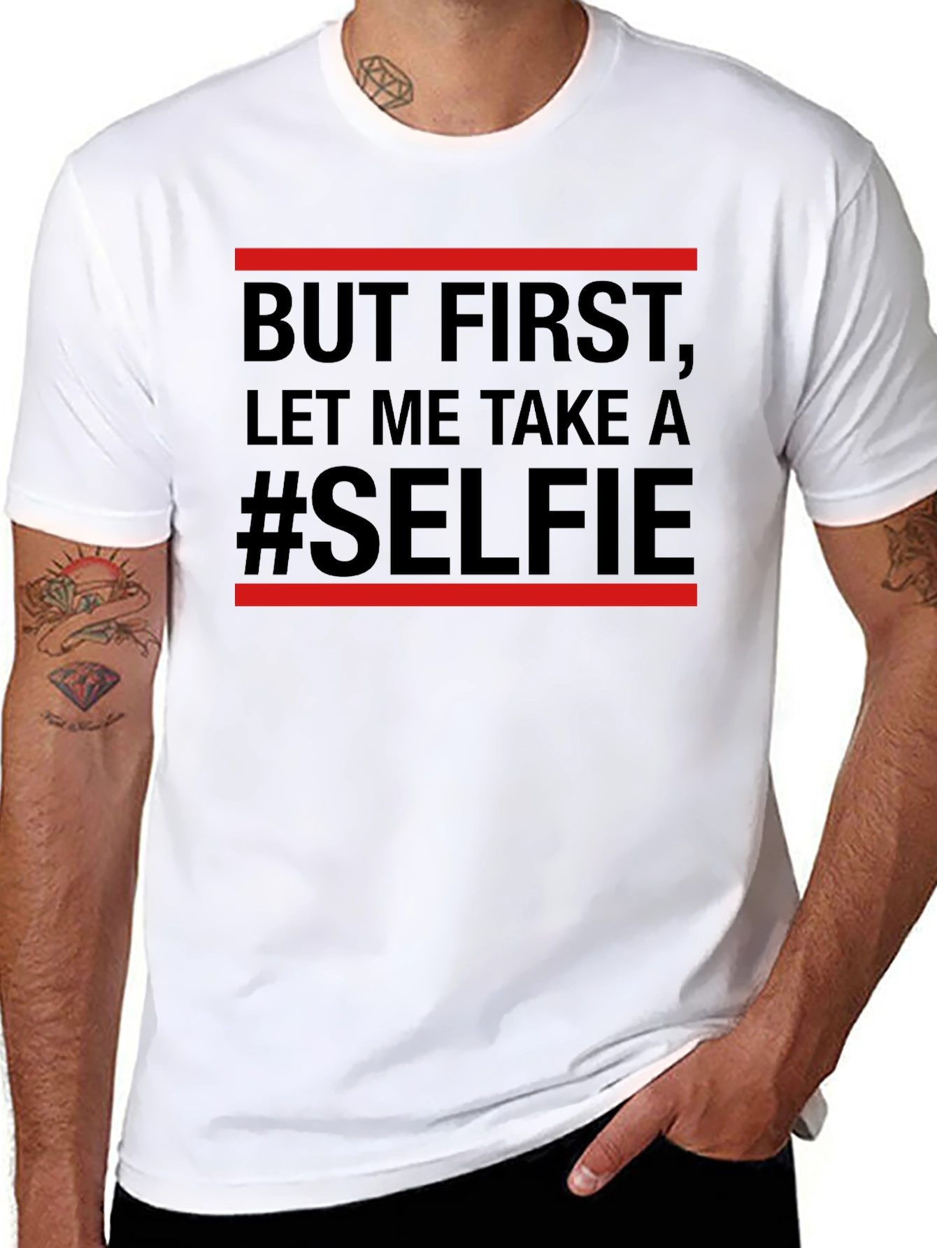 But First Selfie Graphic Tee