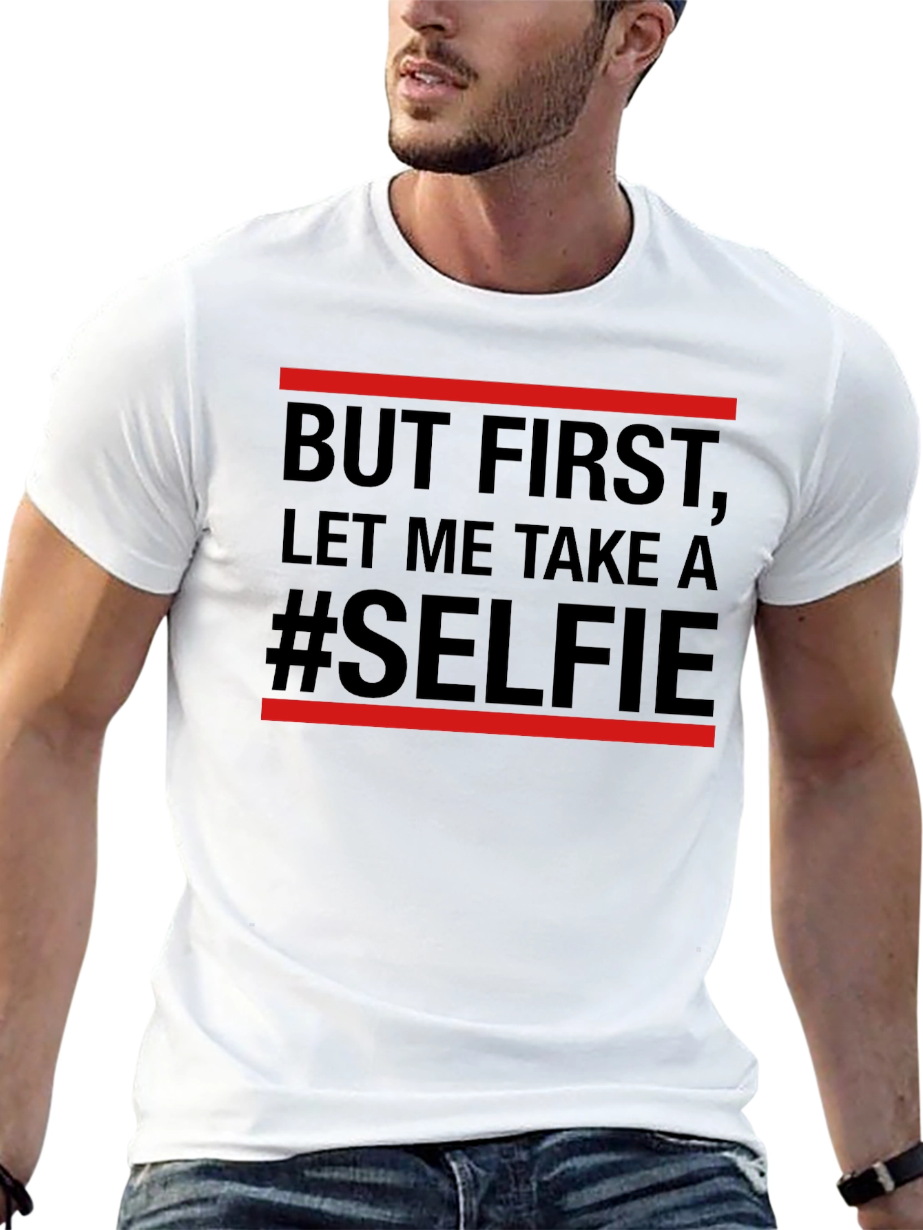 But First Selfie Graphic Tee