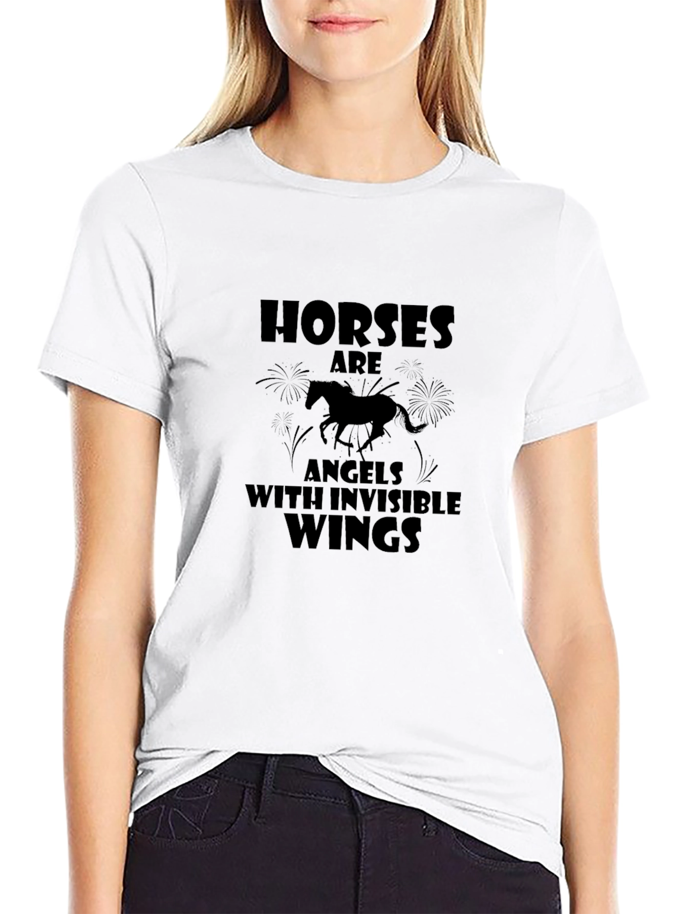 Horses are Angels with Invisible Wings T-Shirt