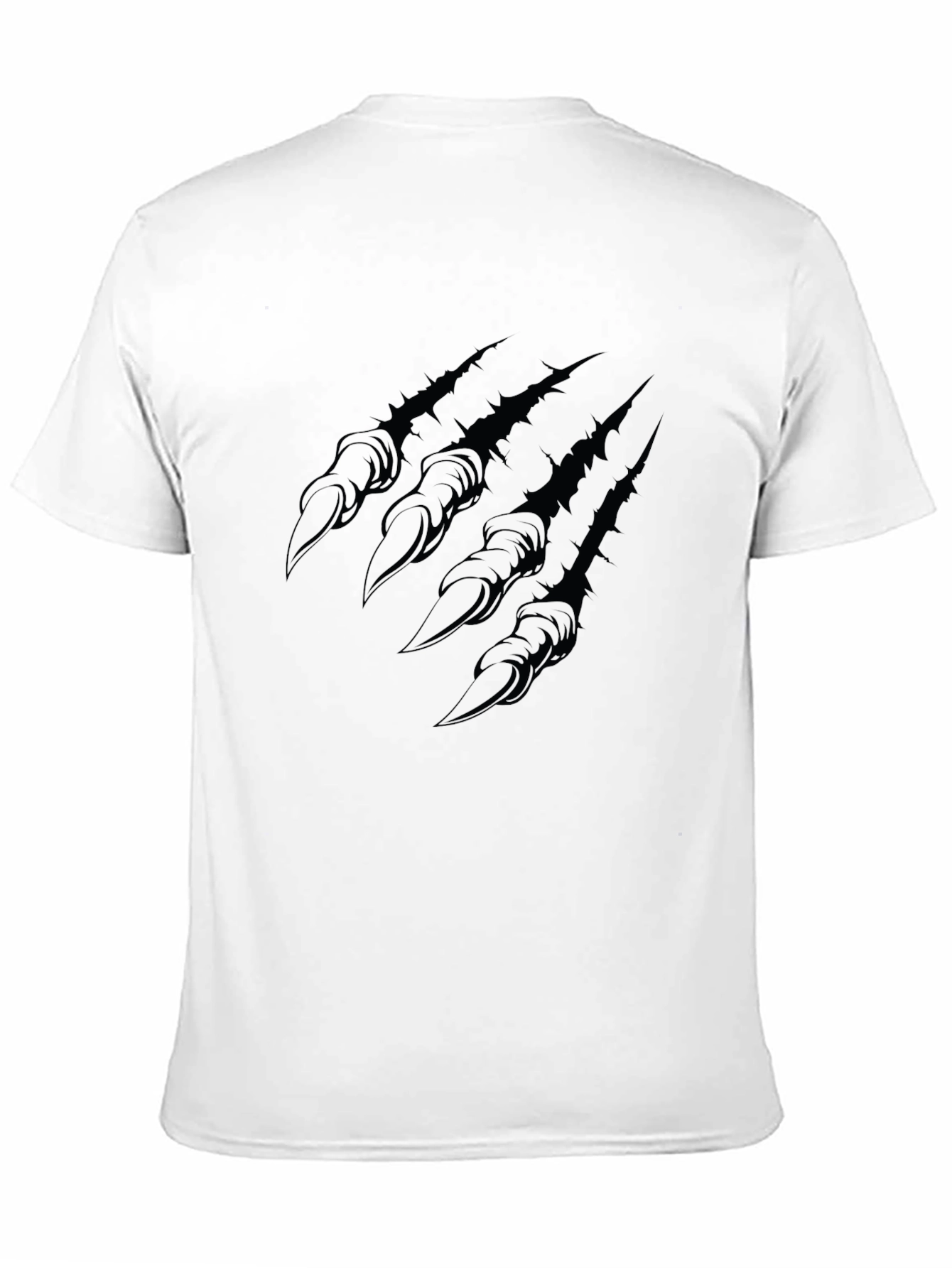 Claw Scratch Graphic Print T-Shirt