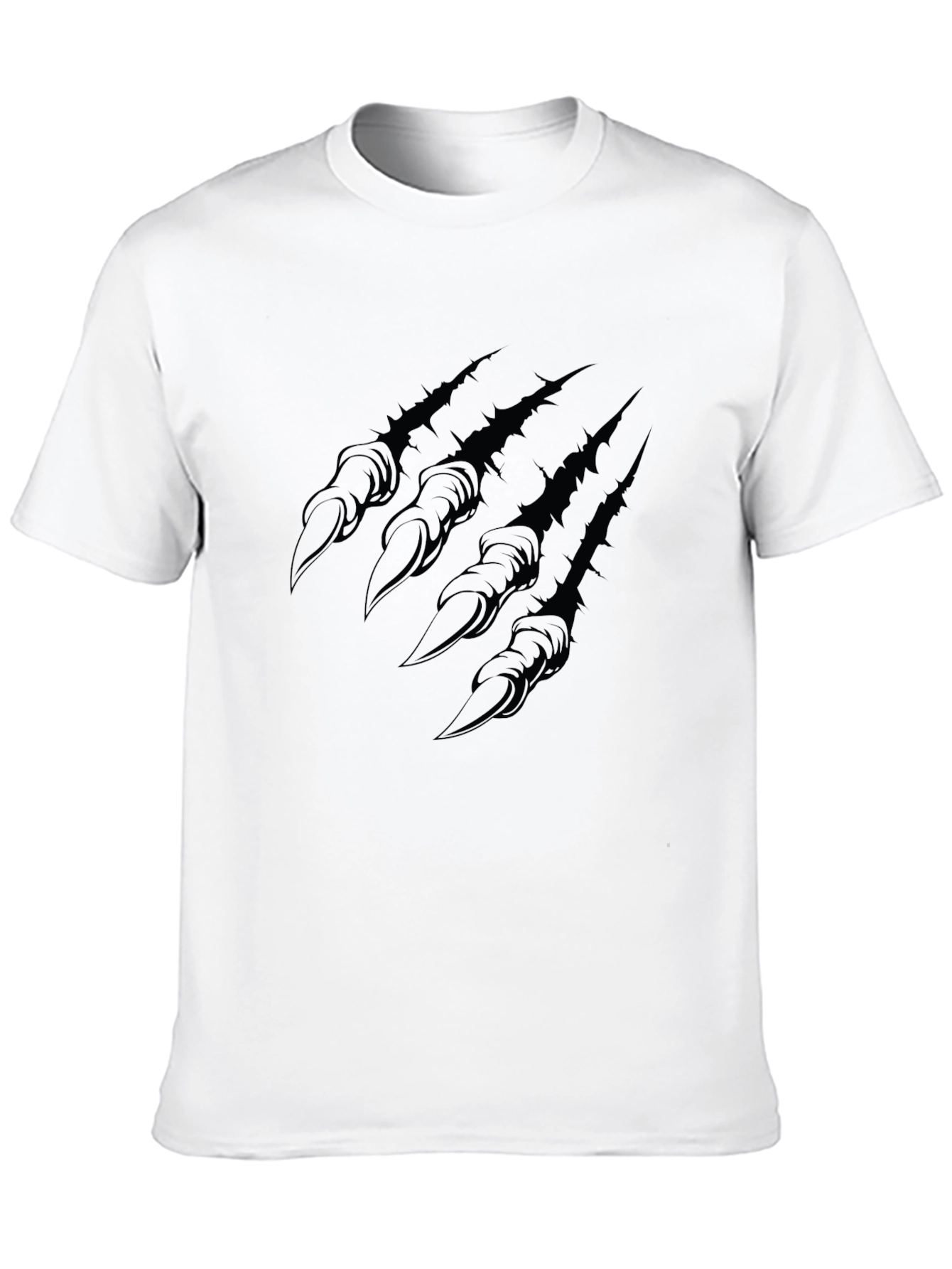 Claw Scratch Graphic Print T-Shirt