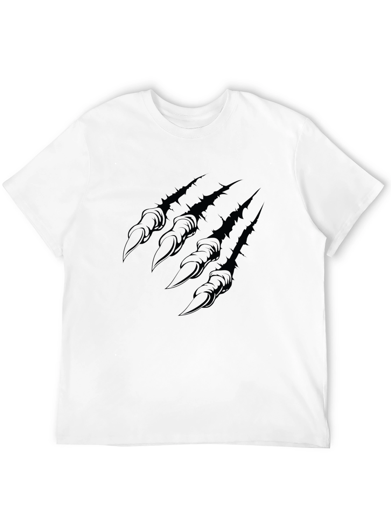 Claw Scratch Graphic Print T-Shirt