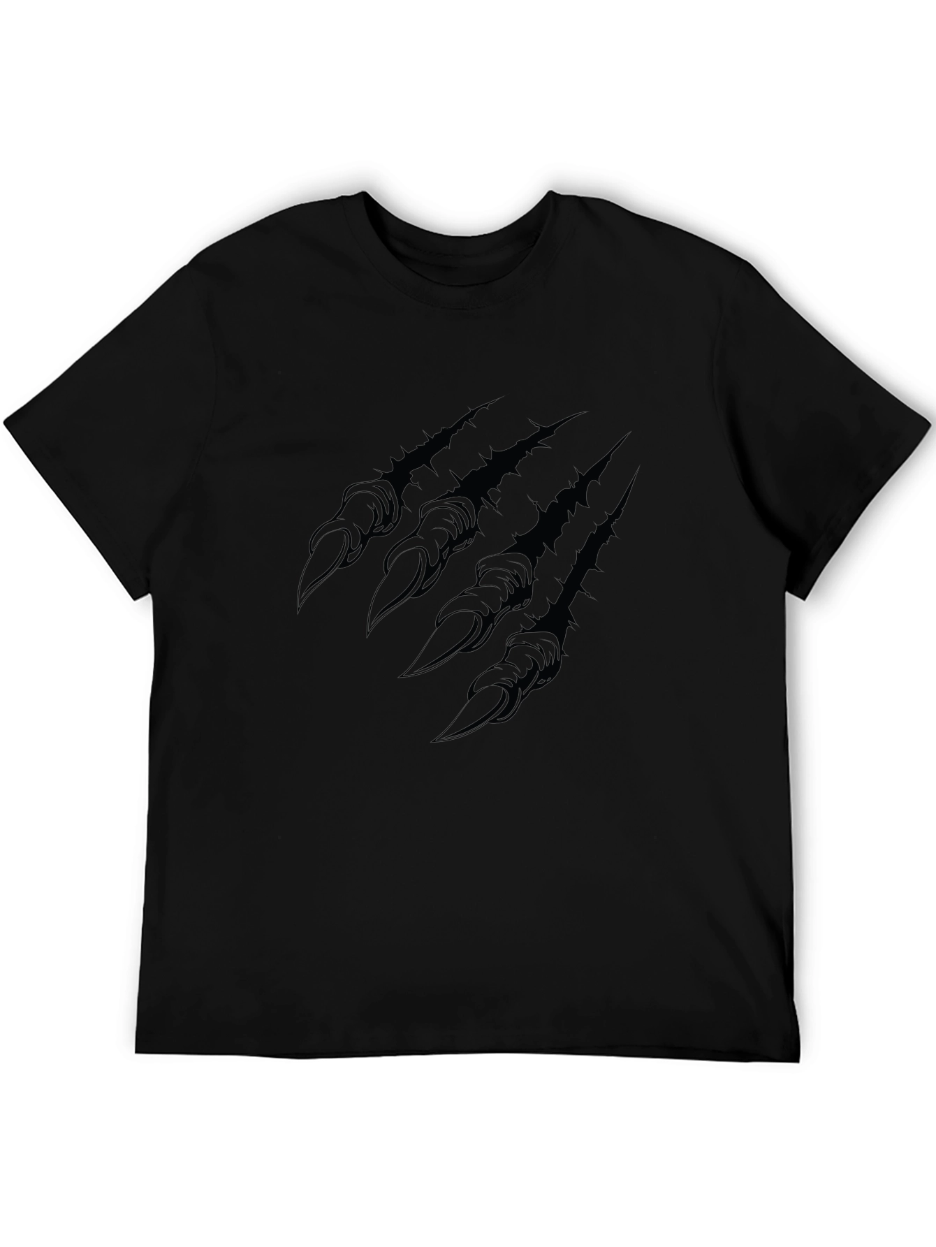 Claw Scratch Graphic Print T-Shirt