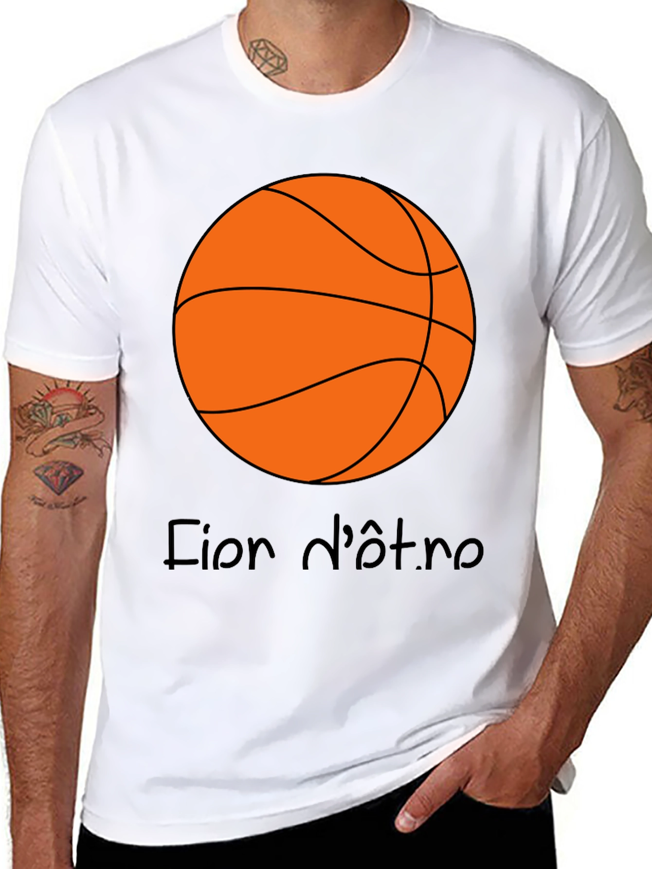 Basketball Graphic T-Shirt - Fier Dêtre