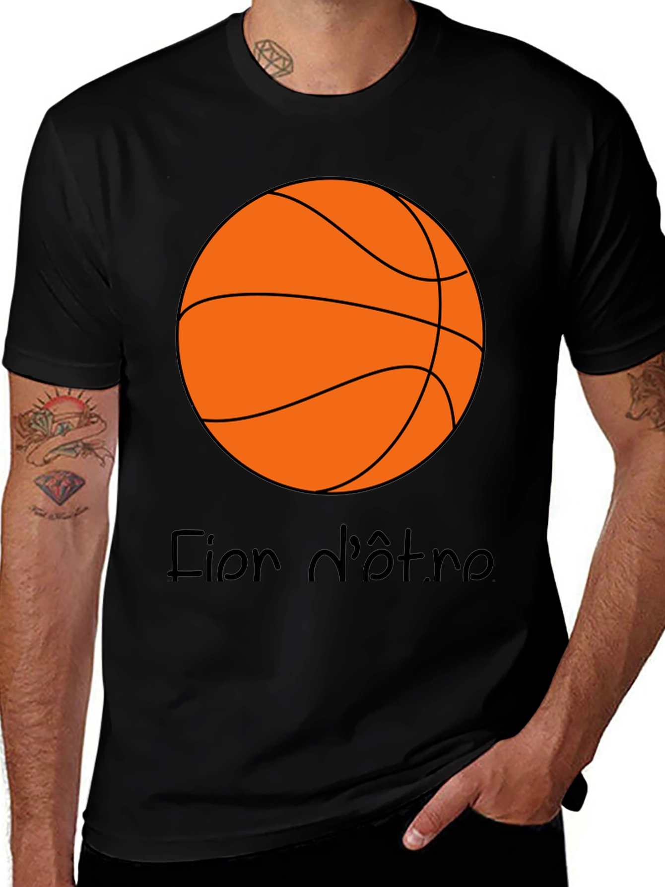 Basketball Graphic T-Shirt - Fier Dêtre