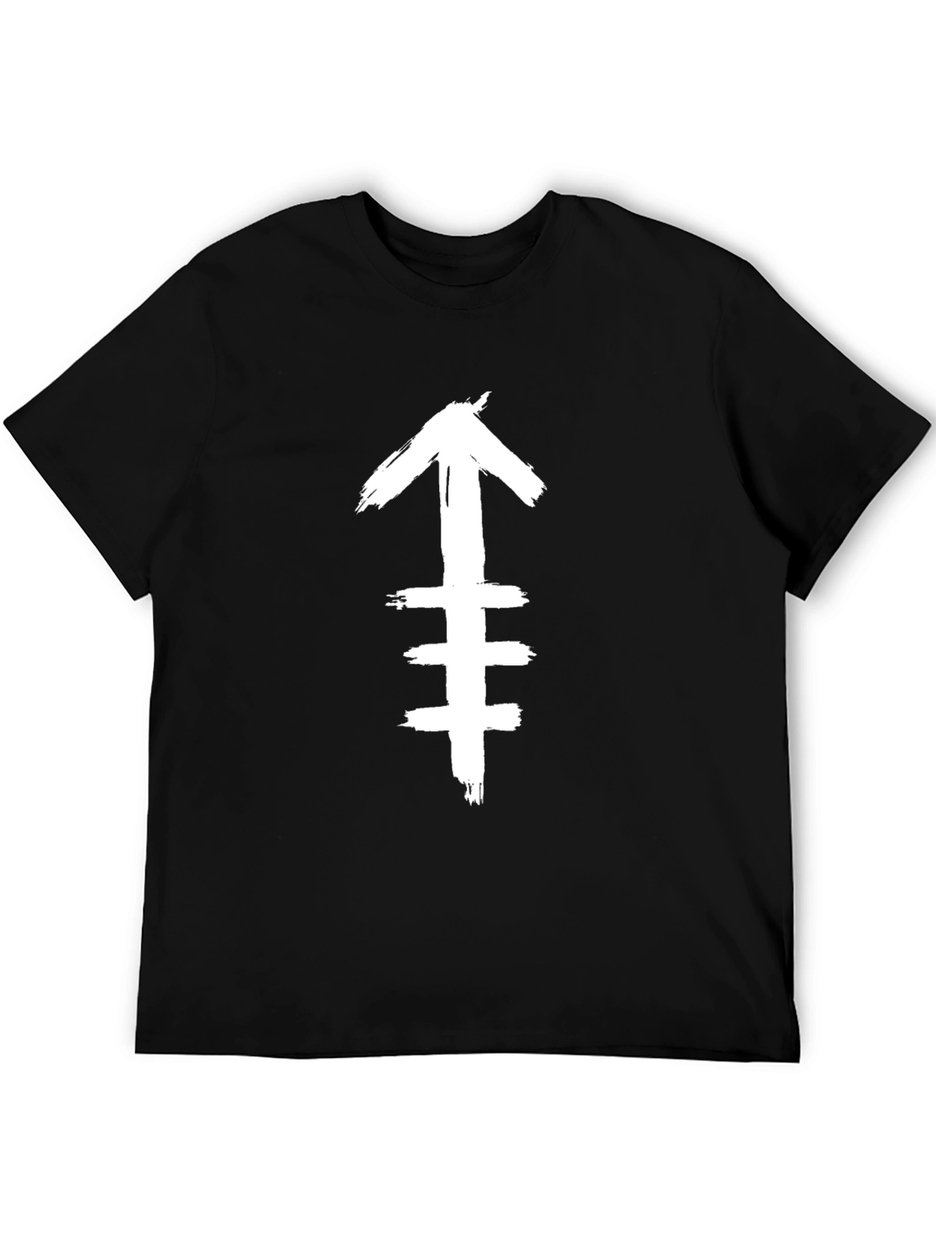 Symbol Graphic Tee - Black Cotton Blend
