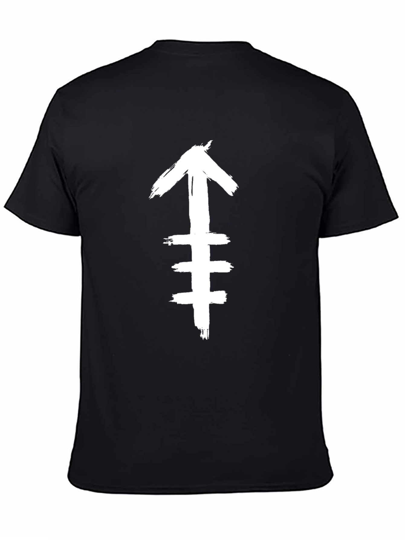 Symbol Graphic Tee - Black Cotton Blend